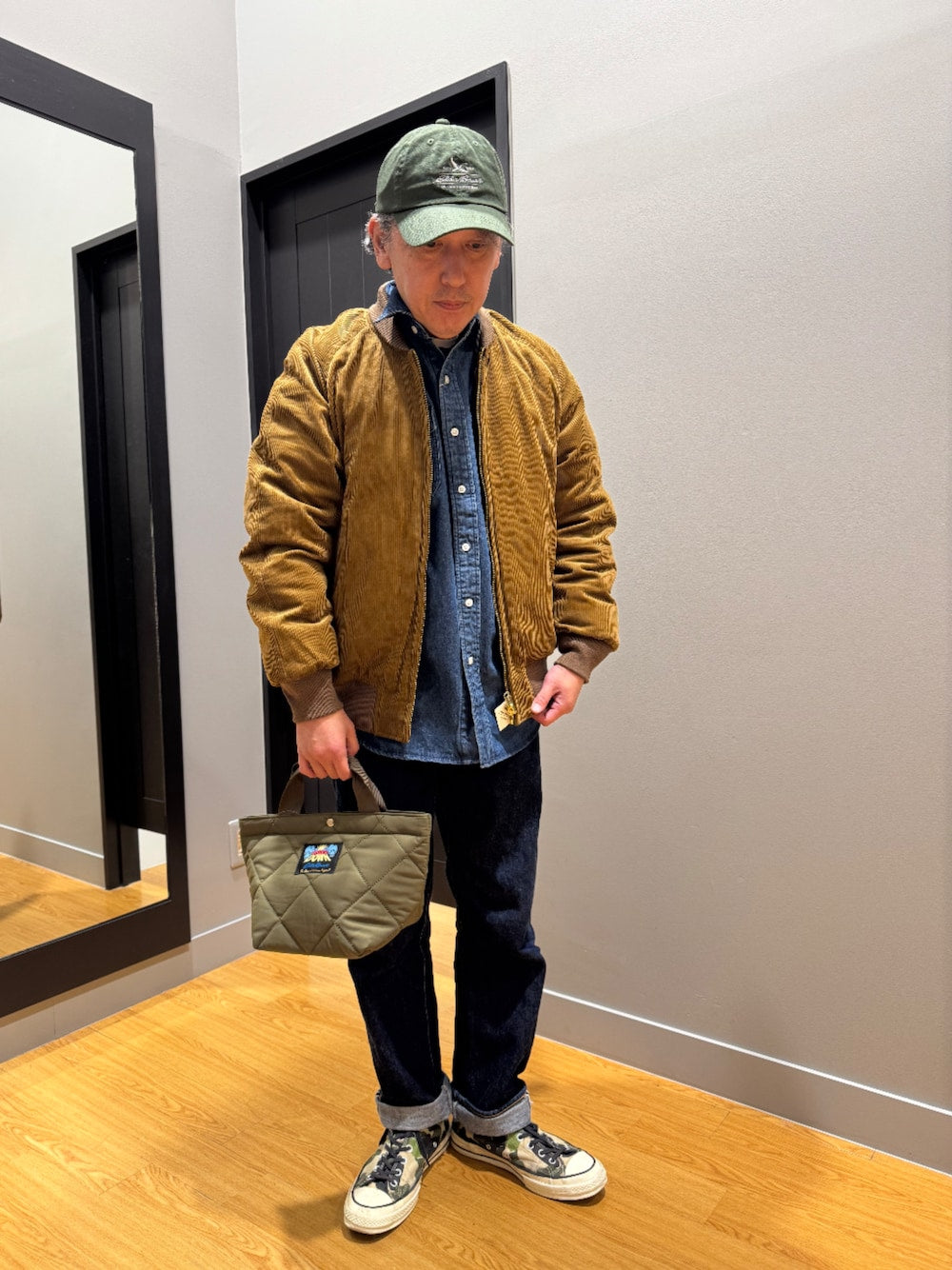 【No.D25】アメカジコーデC-boyエディーバウアー太畝2タックコーデュロイ No.D25】アメカジコーデC-boyエディーバウアー太畝2タック