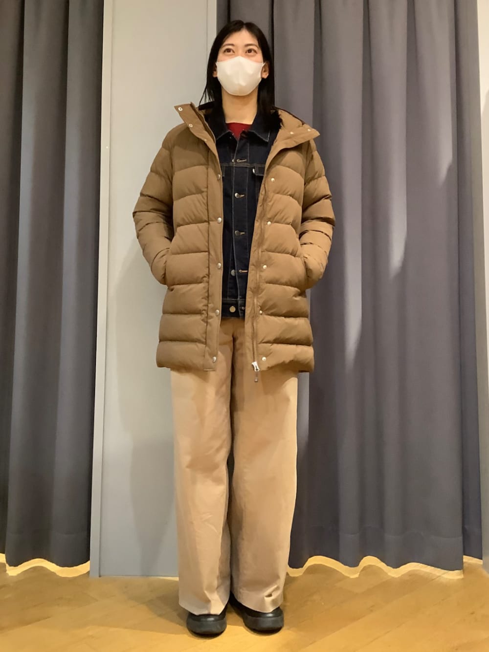 STRATUSTHERM DOWN COATを使ったコーディネート🟤⚫️🔴 – Eddie Bauer