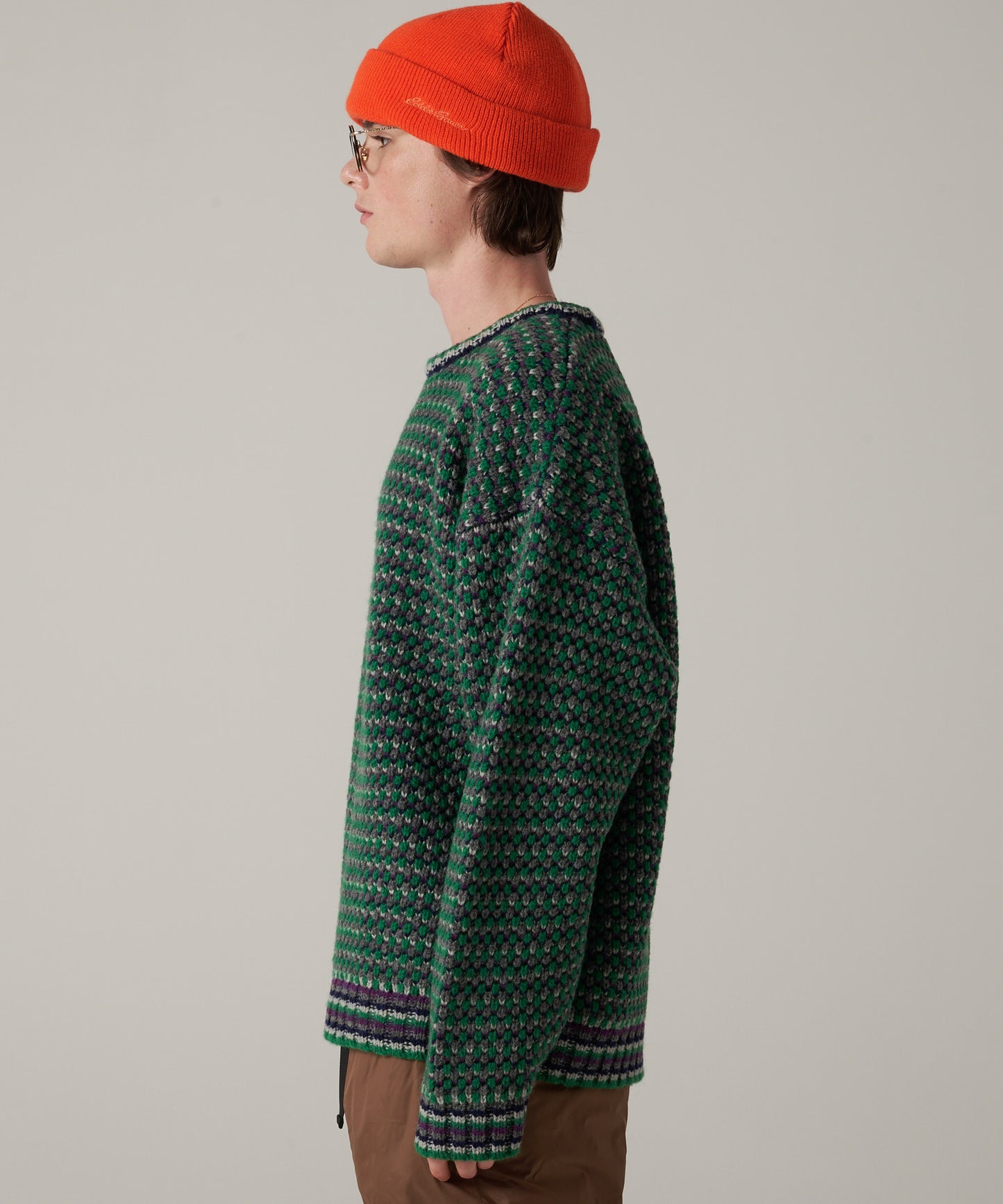 【10/27(月)販売開始】men's FUDGE×Eddie Bauer ポップコーン セーター/POPCORN SWEATER