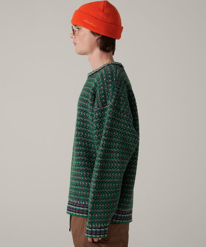 【10/27(月)販売開始】men's FUDGE×Eddie Bauer ポップコーン セーター/POPCORN SWEATER