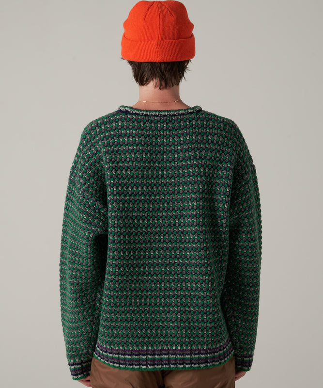 【10/27(月)販売開始】men's FUDGE×Eddie Bauer ポップコーン セーター/POPCORN SWEATER