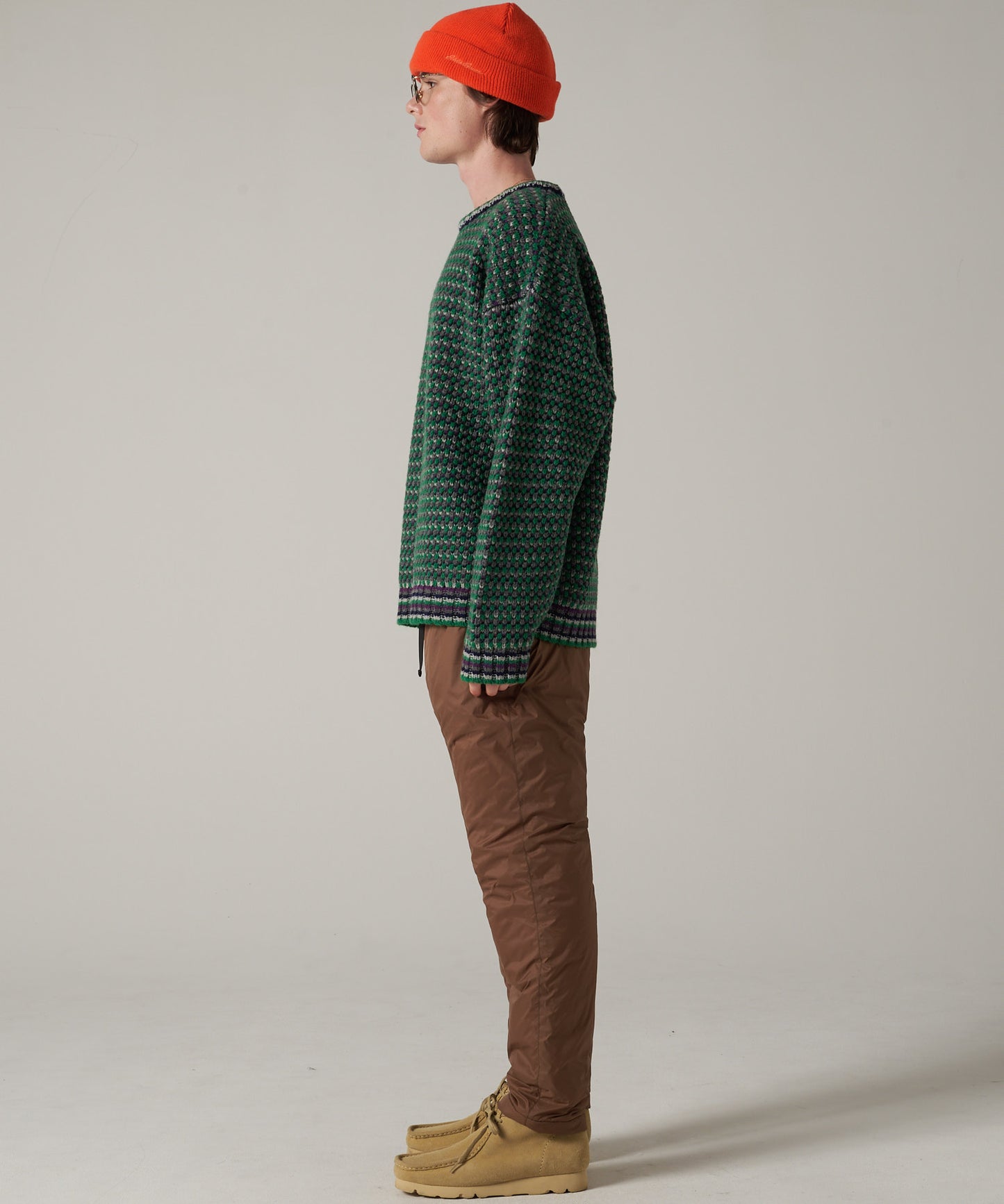【10/27(月)販売開始】men's FUDGE×Eddie Bauer ポップコーン セーター/POPCORN SWEATER