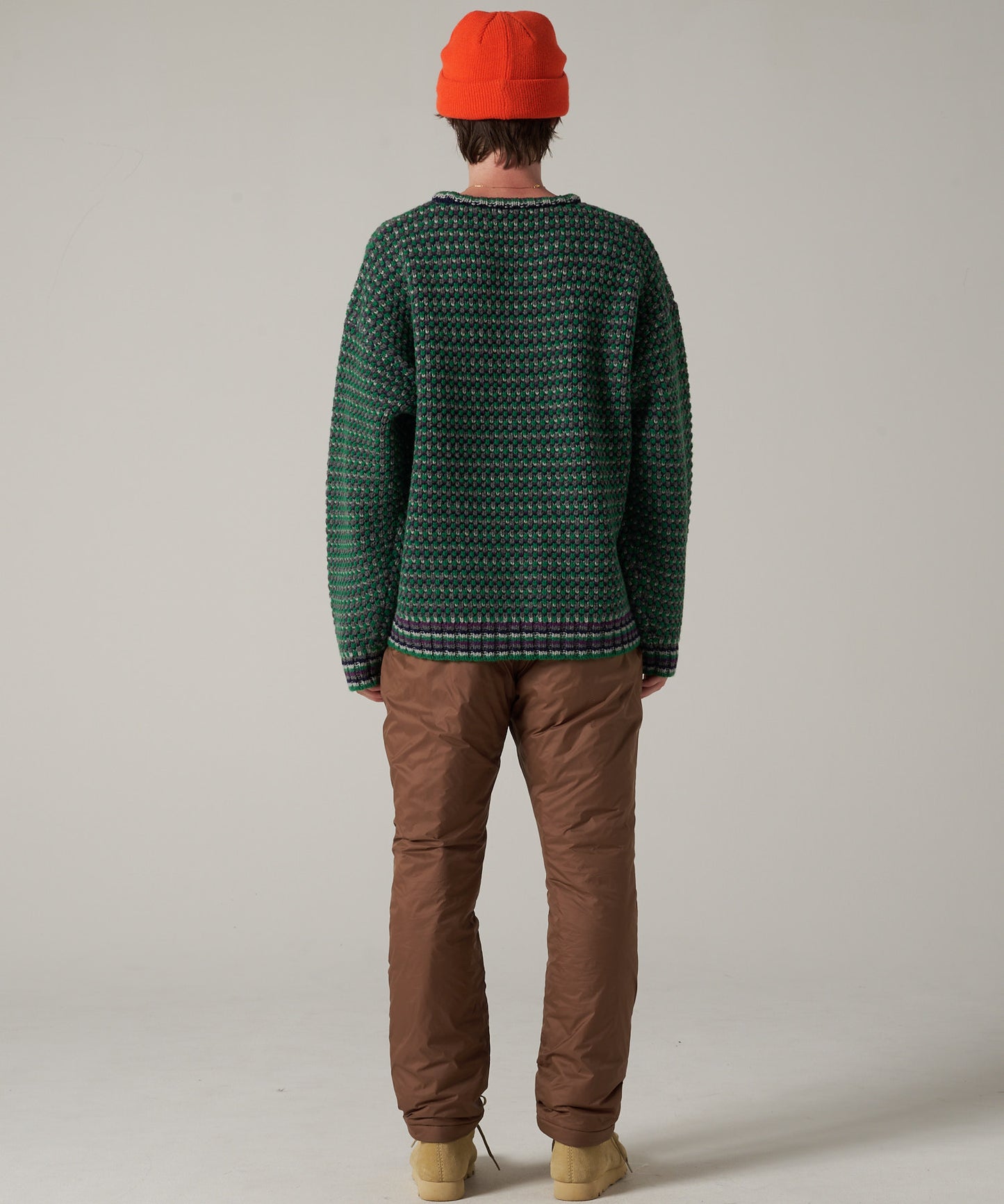 【10/27(月)販売開始】men's FUDGE×Eddie Bauer ポップコーン セーター/POPCORN SWEATER