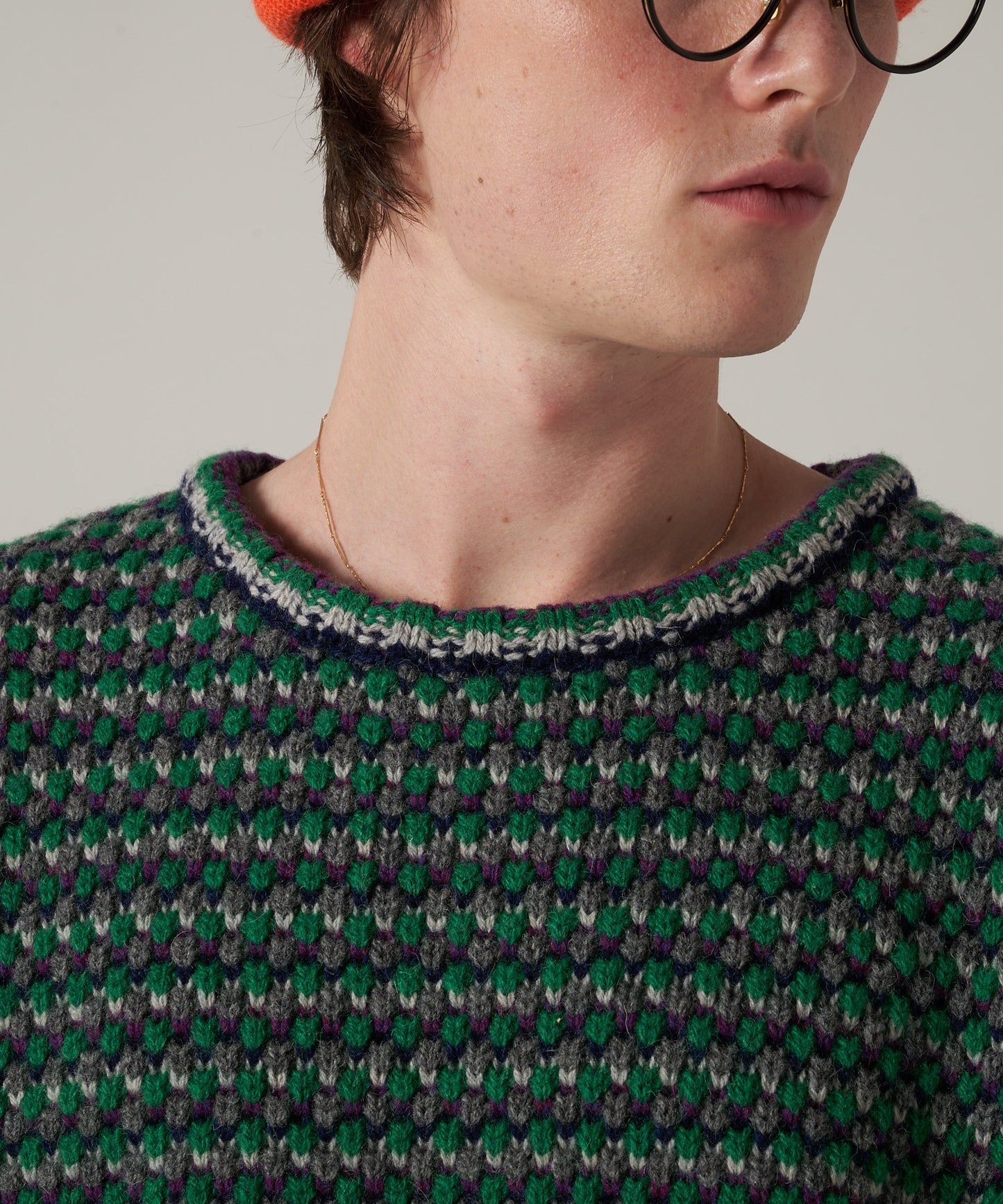 【10/27(月)販売開始】men's FUDGE×Eddie Bauer ポップコーン セーター/POPCORN SWEATER