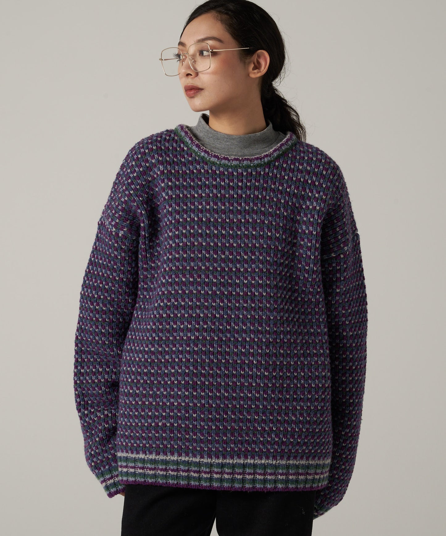 【10/27(月)販売開始】men's FUDGE×Eddie Bauer ポップコーン セーター/POPCORN SWEATER