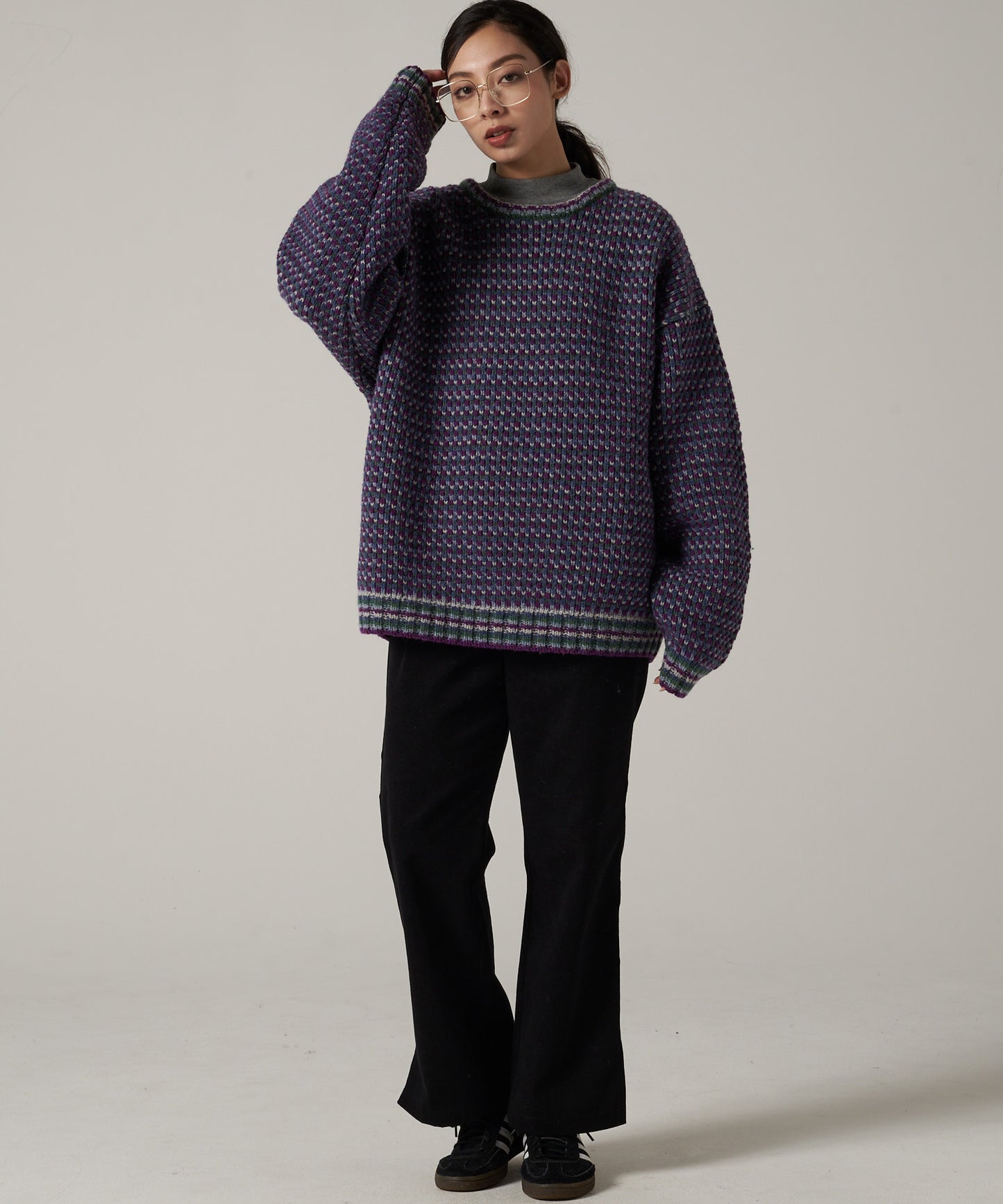 【10/27(月)販売開始】men's FUDGE×Eddie Bauer ポップコーン セーター/POPCORN SWEATER