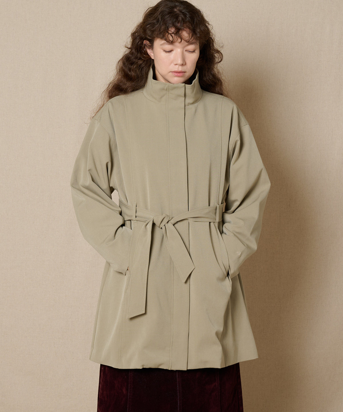 【通常配送】スタンドカラークリーンジャケット/STAND COLLAR CLEAN JACKET