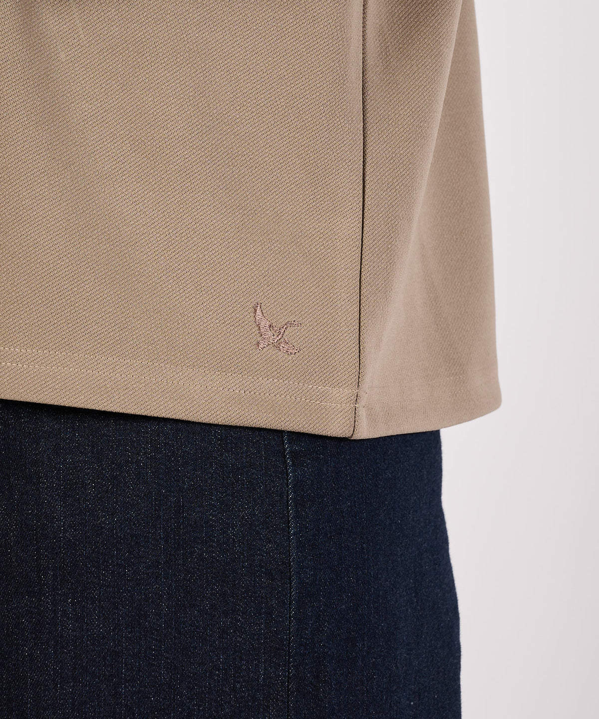 リラックスジョニーカラートップス/RELAX JOHNNY COLLAR TOP