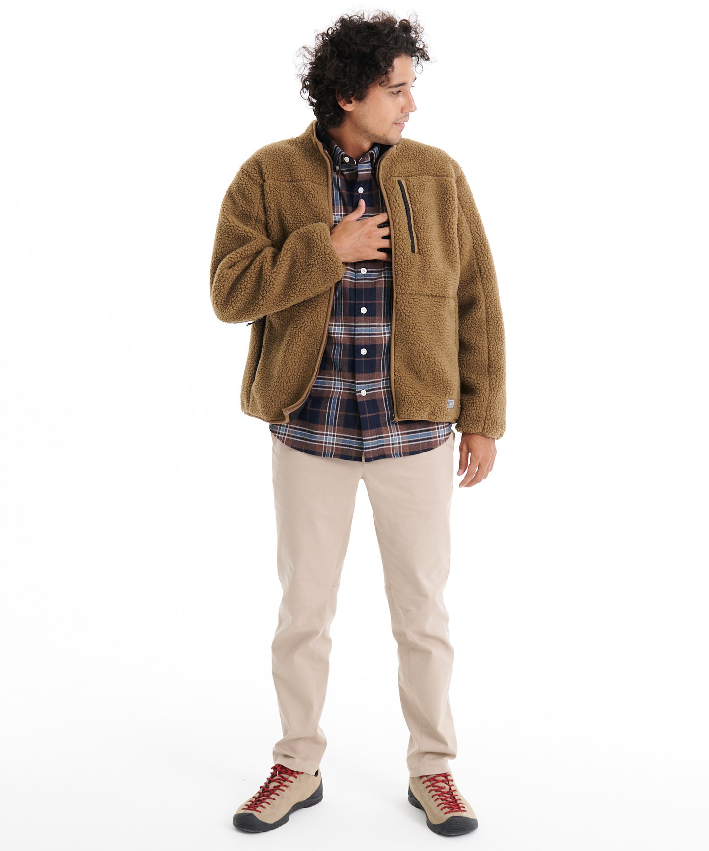 CHILALI フリースフルジップモック/CHILALI FLEECE FZ MOCK
