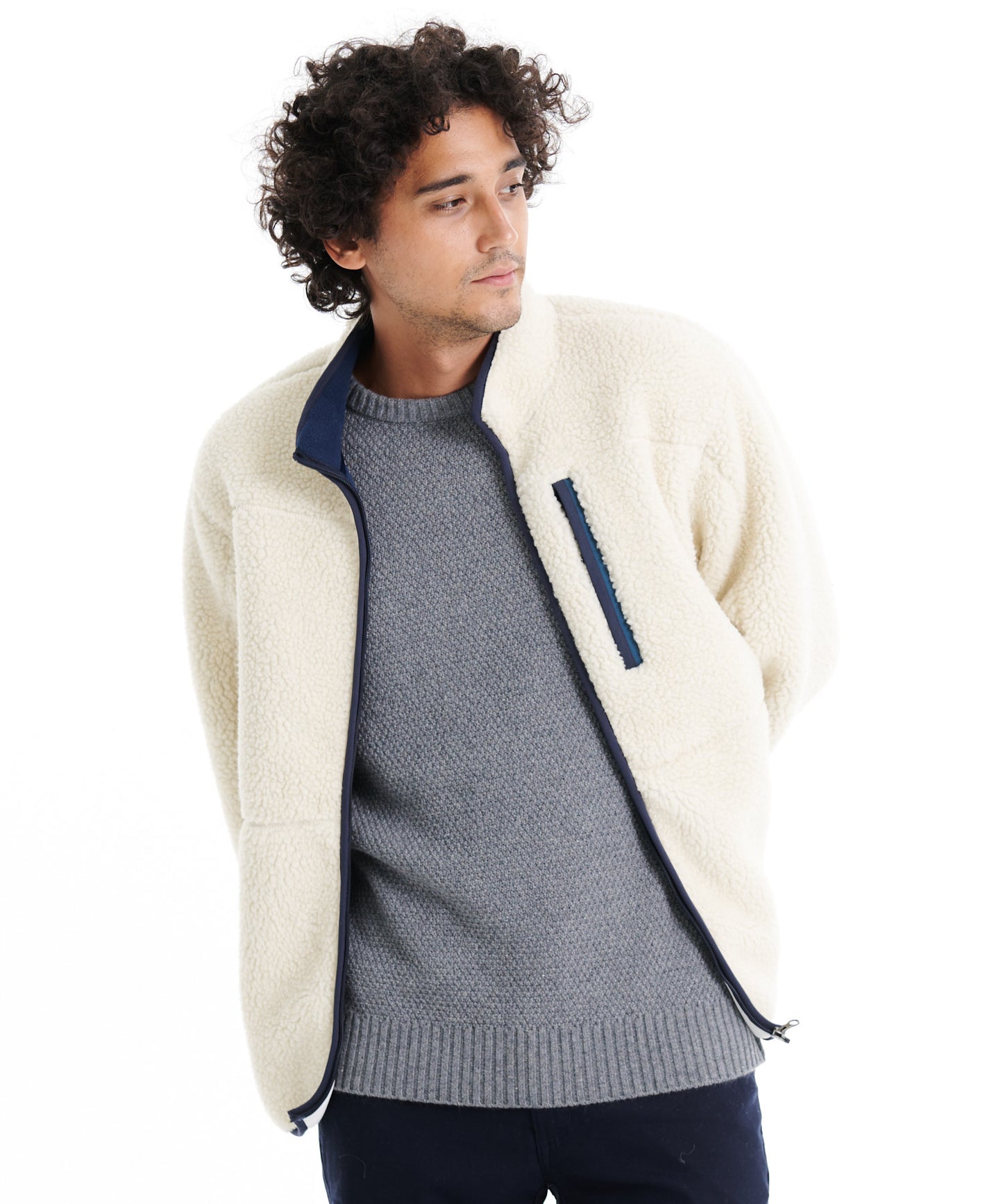 CHILALI フリースフルジップモック/CHILALI FLEECE FZ MOCK