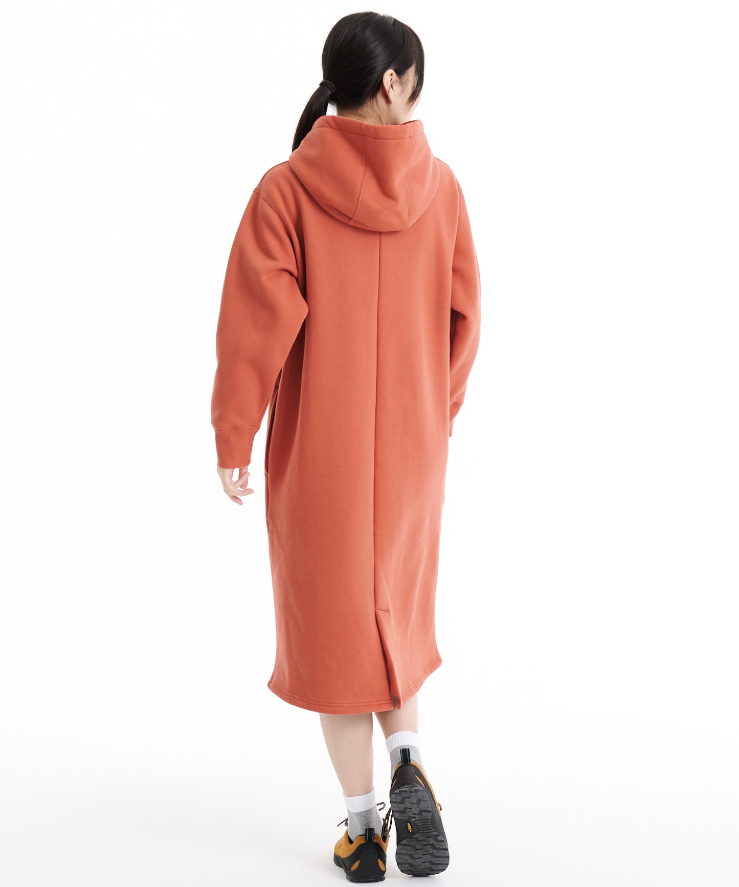 フーデッド スウェットワンピース/LOGO HOODED DRESS