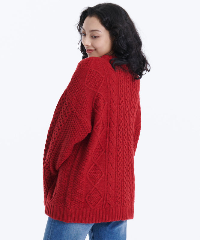 ケーブルニットセーター/CABLE KNIT SWEATER