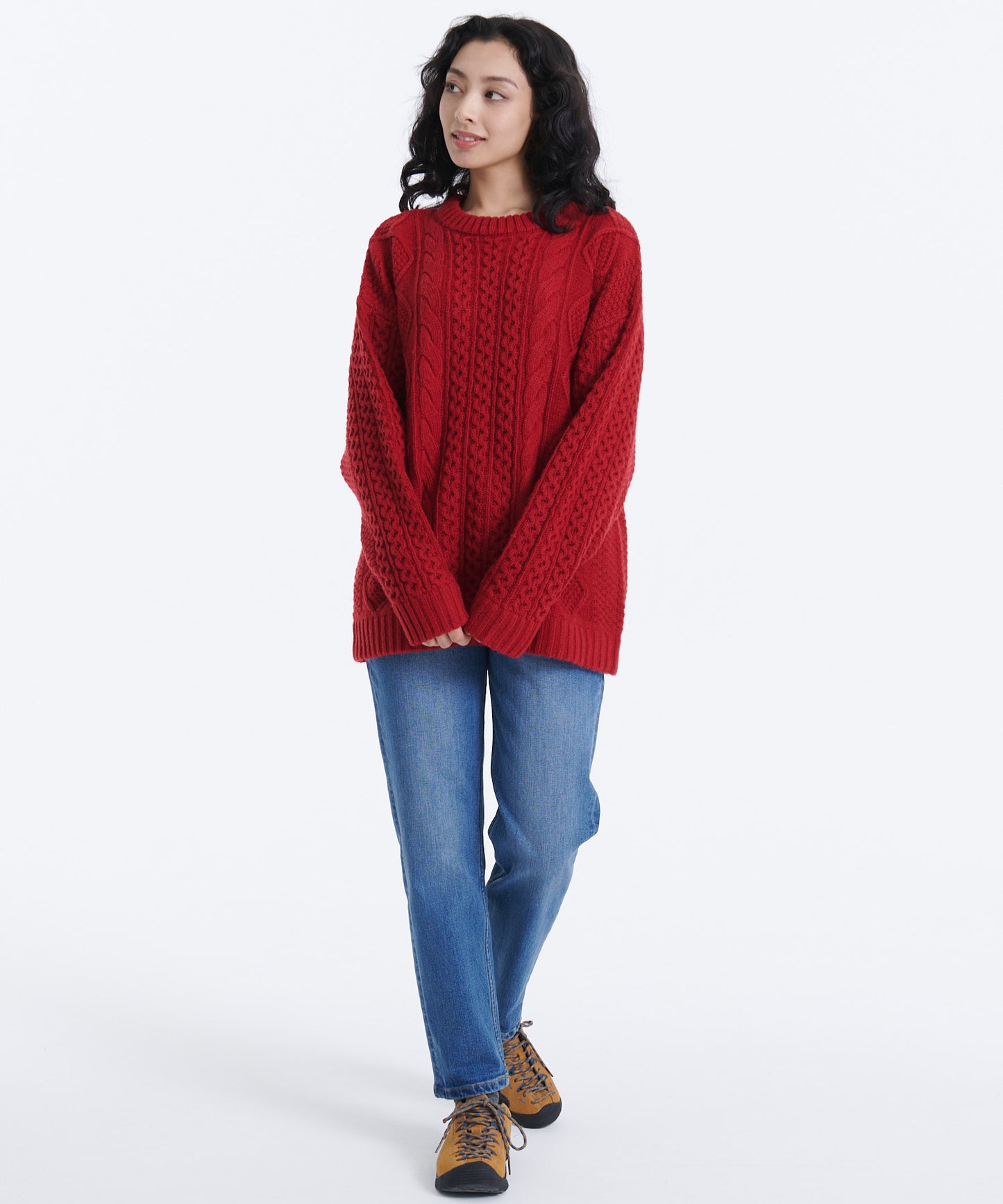 ケーブルニットセーター/CABLE KNIT SWEATER