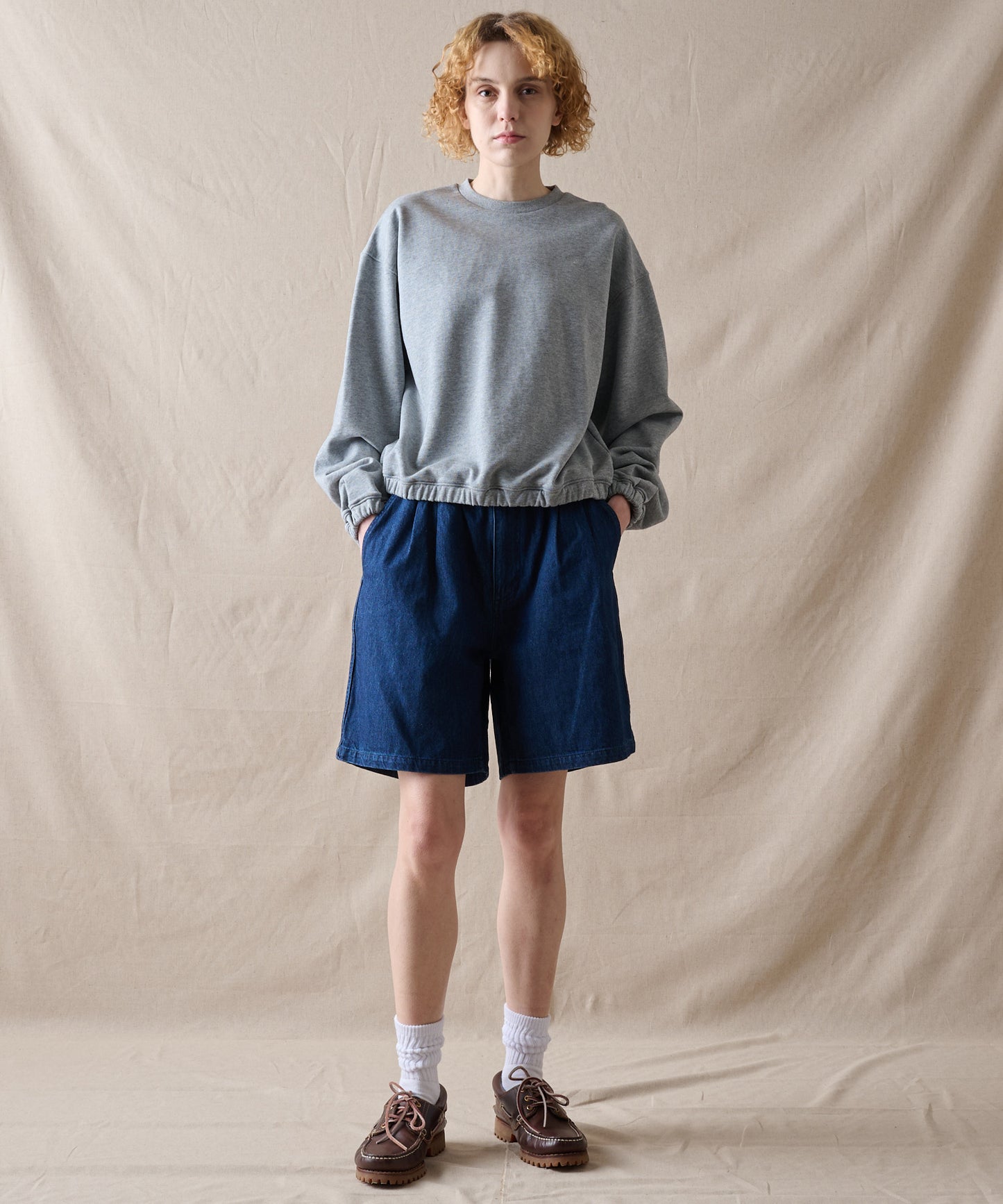 【ポイントUP対象】コージー コクーン クロップ スウェット/COZY COCOON CROP SWEAT