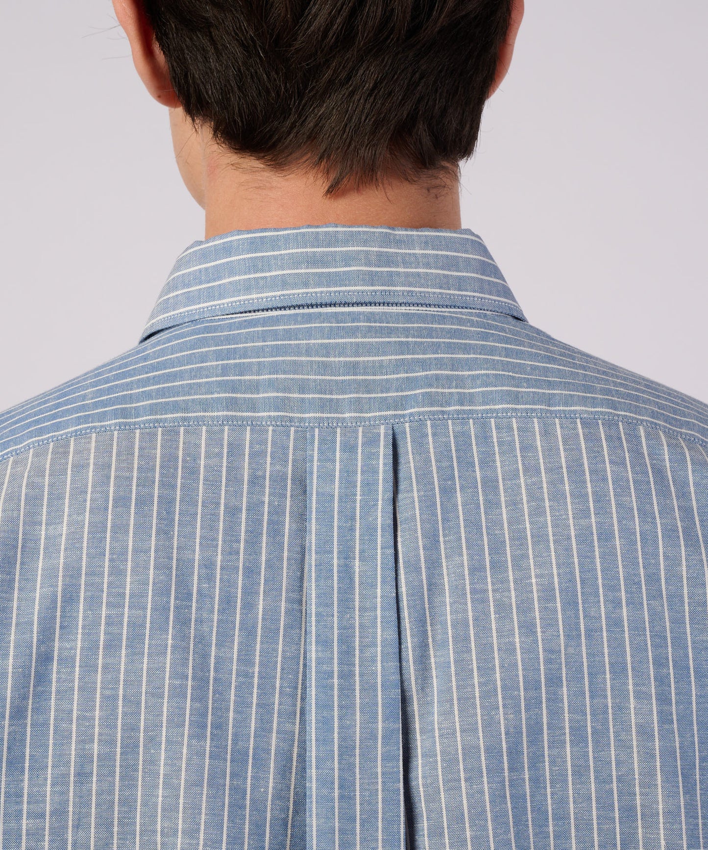 コットンリネン 長袖 ストライプシャツ/LS COTTON/LINEN STRIPE SHIRT