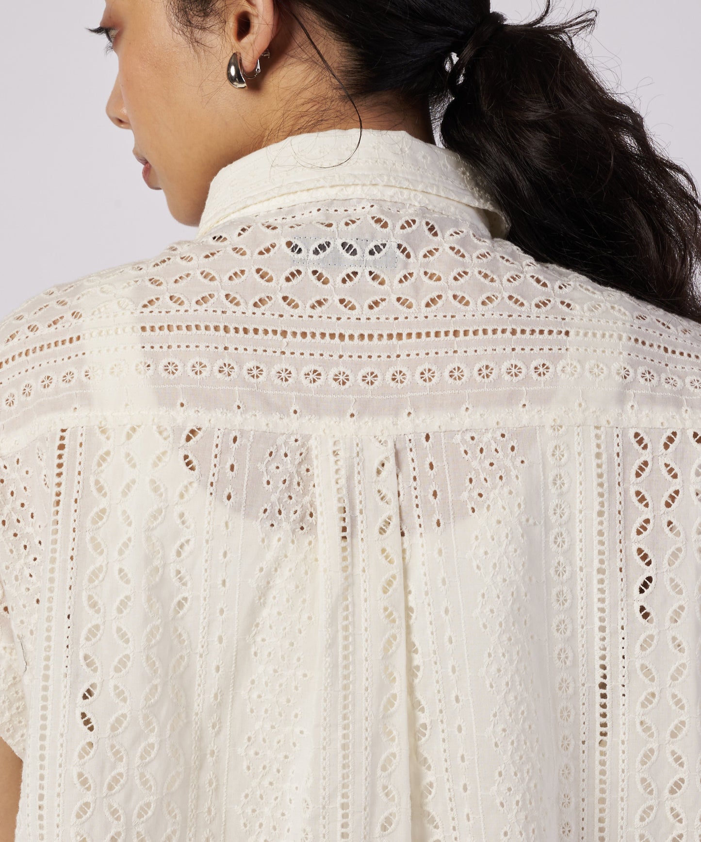 シーサイドレース シャツ/SEASIDE LACE SS SHIRT