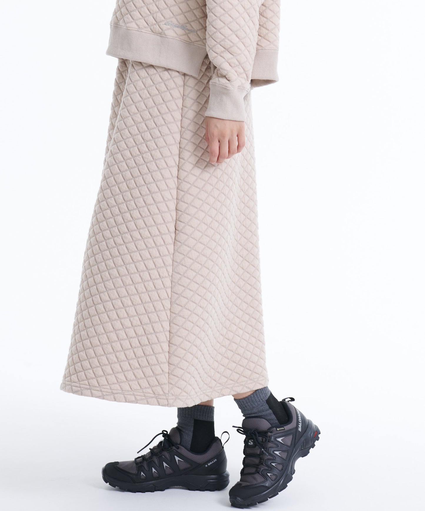 ジャガードパターンフレアスカート/JQD PATTERN FLARED SKIRT