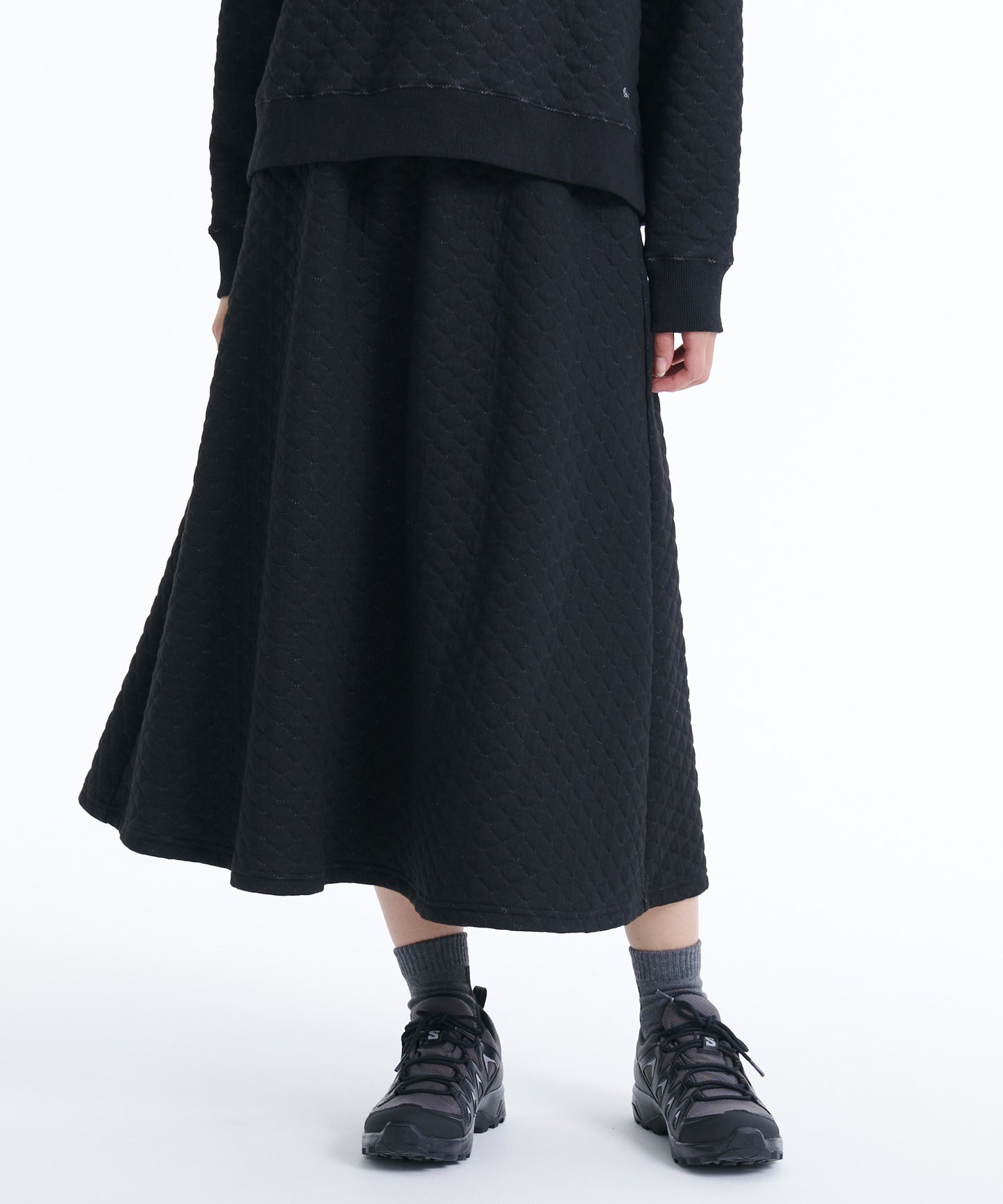 ジャガードパターンフレアスカート/JQD PATTERN FLARED SKIRT