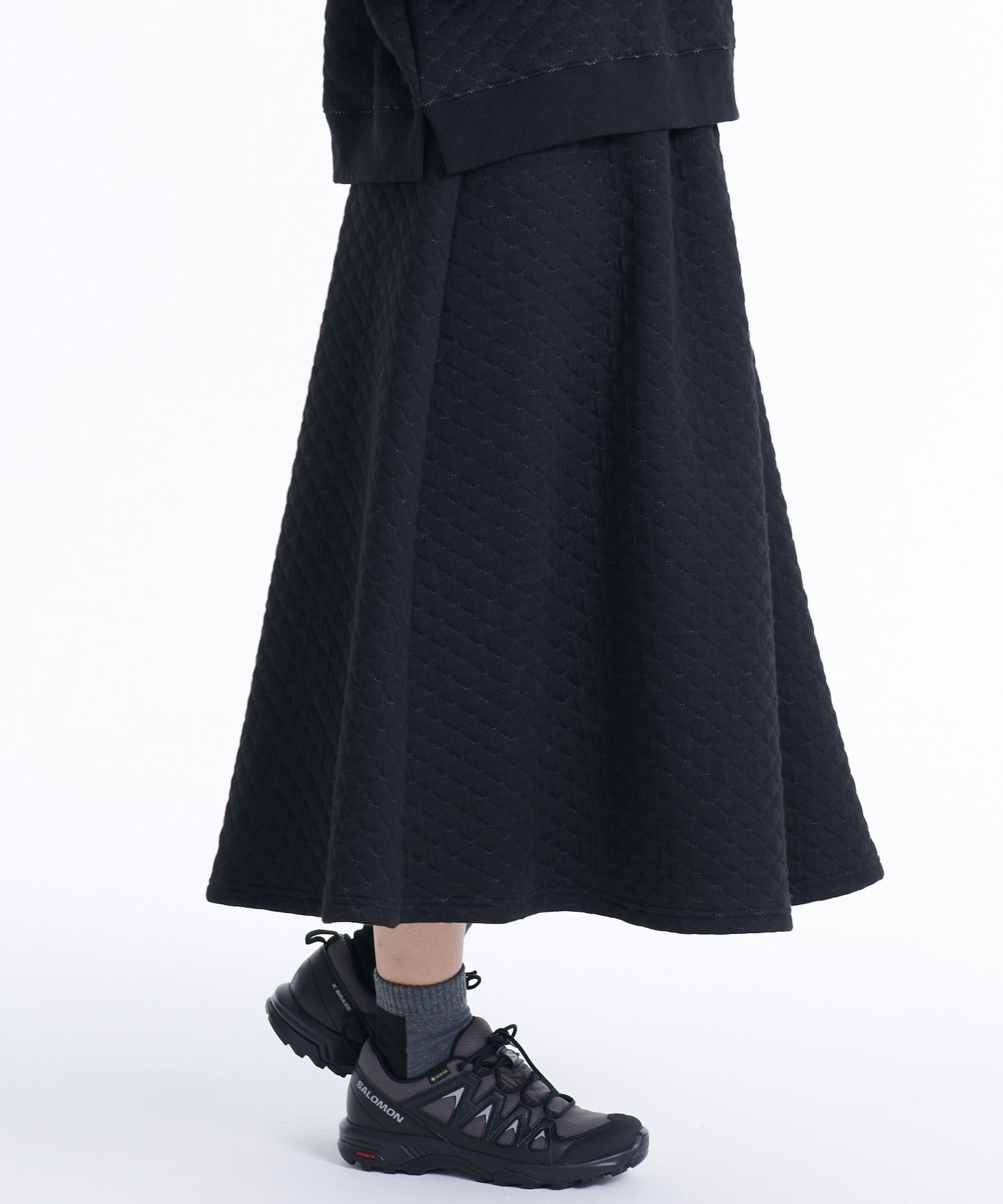 ジャガードパターンフレアスカート/JQD PATTERN FLARED SKIRT