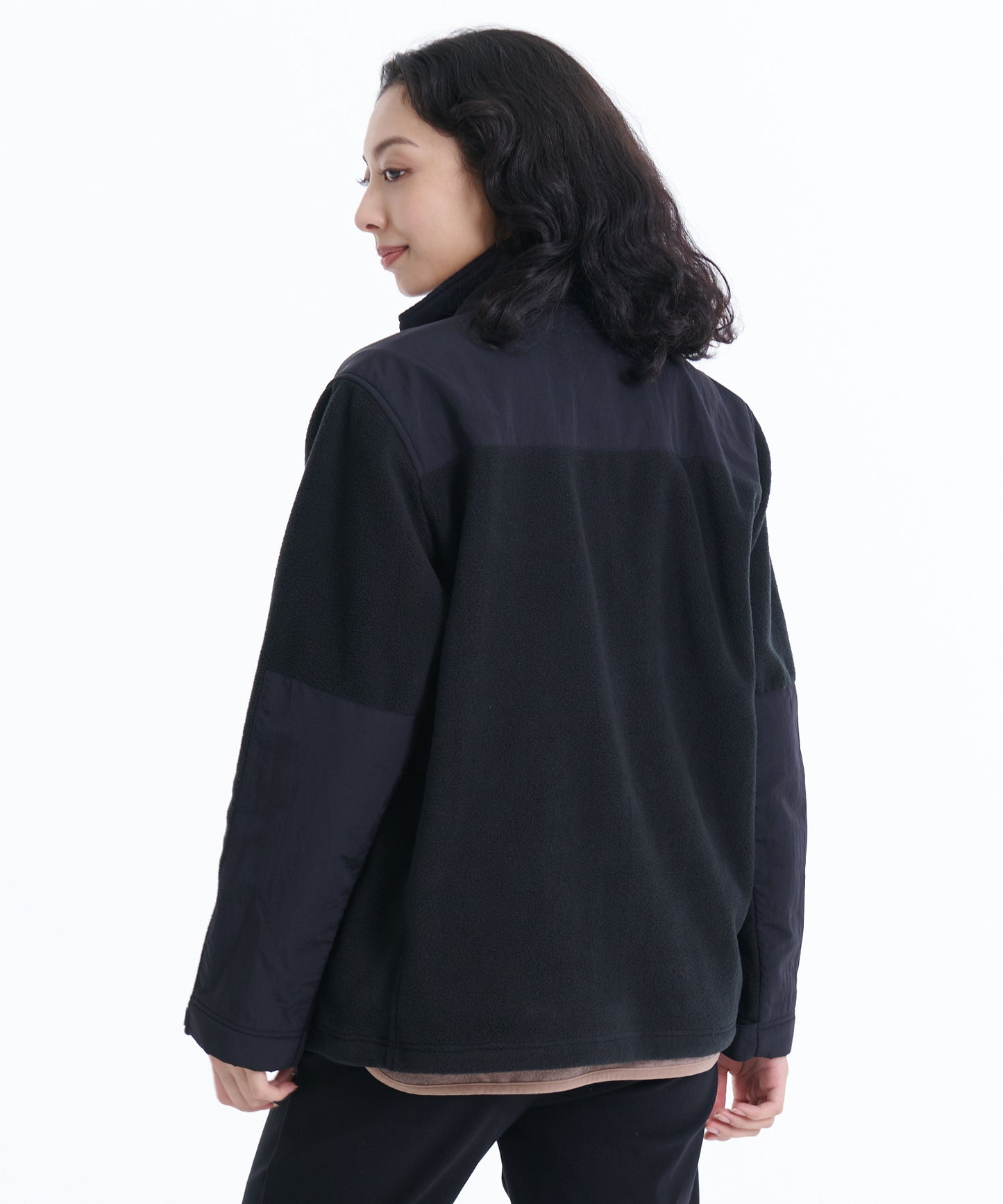 フリースフルジップ モックネックブルゾン/FLEECE FZ MOCK