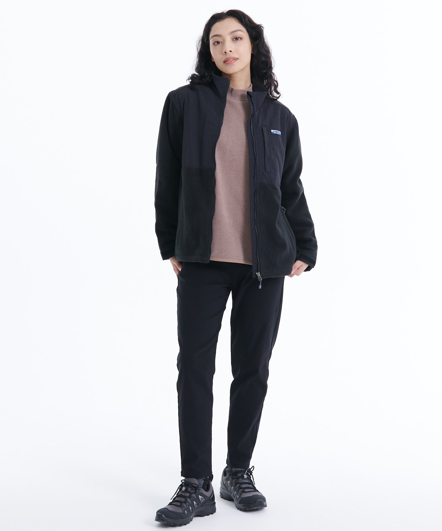 フリースフルジップ モックネックブルゾン/FLEECE FZ MOCK