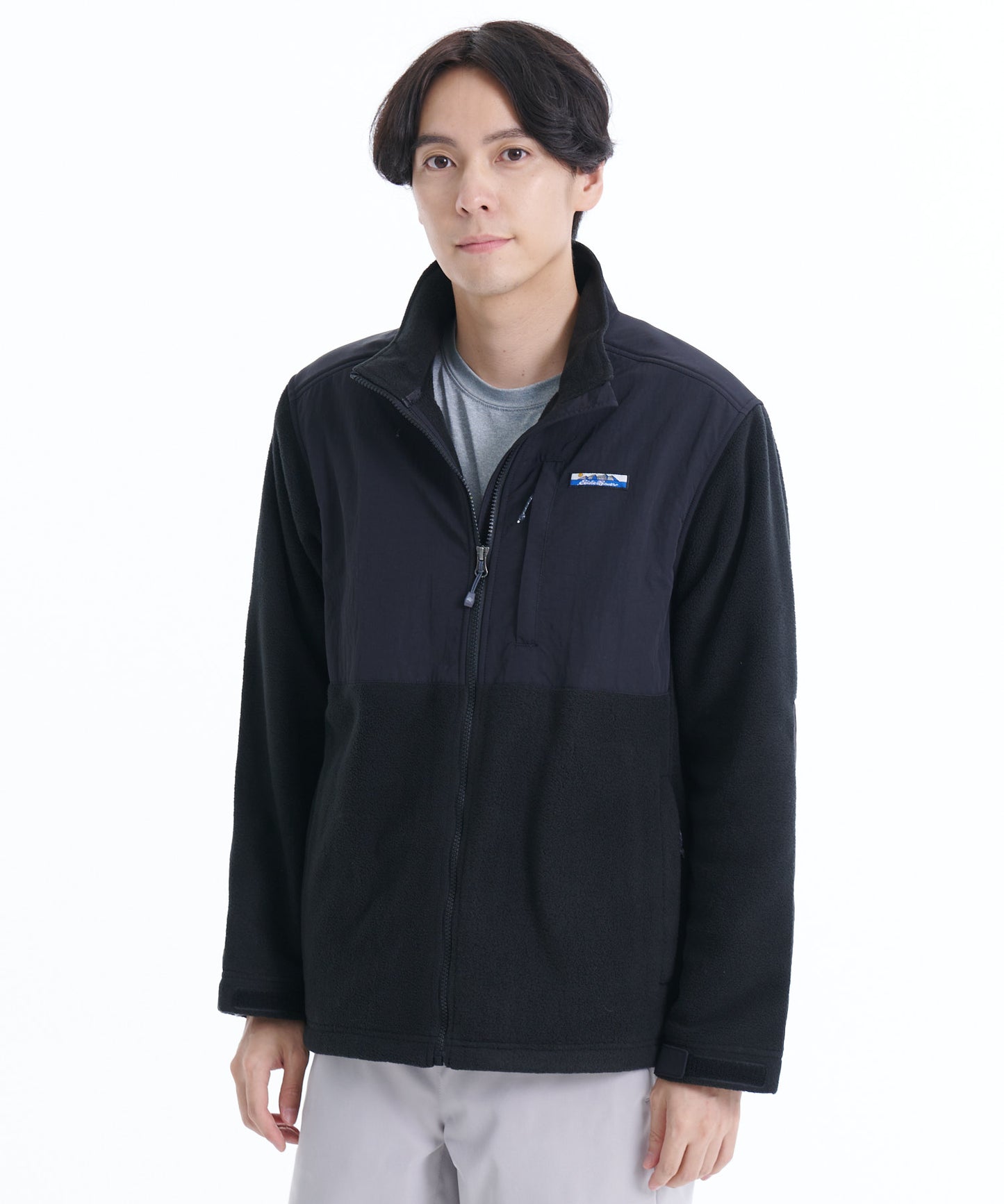 フリースフルジップ モックネックブルゾン/FLEECE FZ MOCK