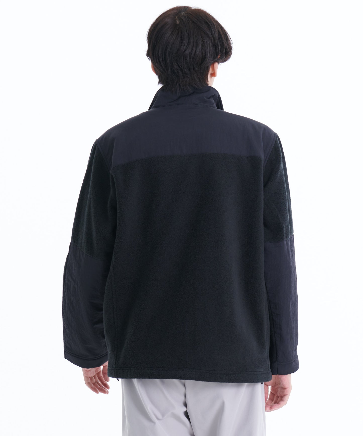 フリースフルジップ モックネックブルゾン/FLEECE FZ MOCK