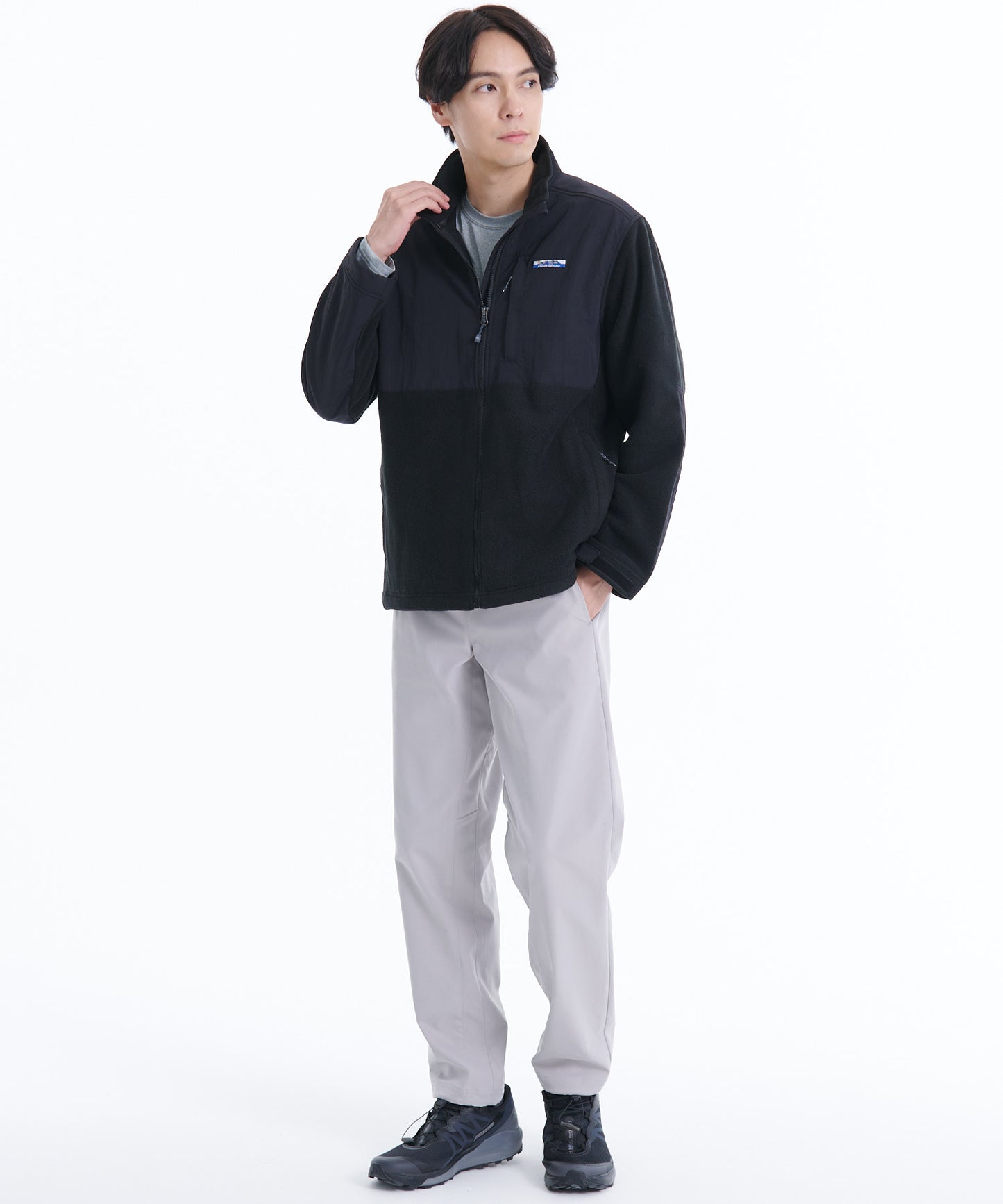 フリースフルジップ モックネックブルゾン/FLEECE FZ MOCK