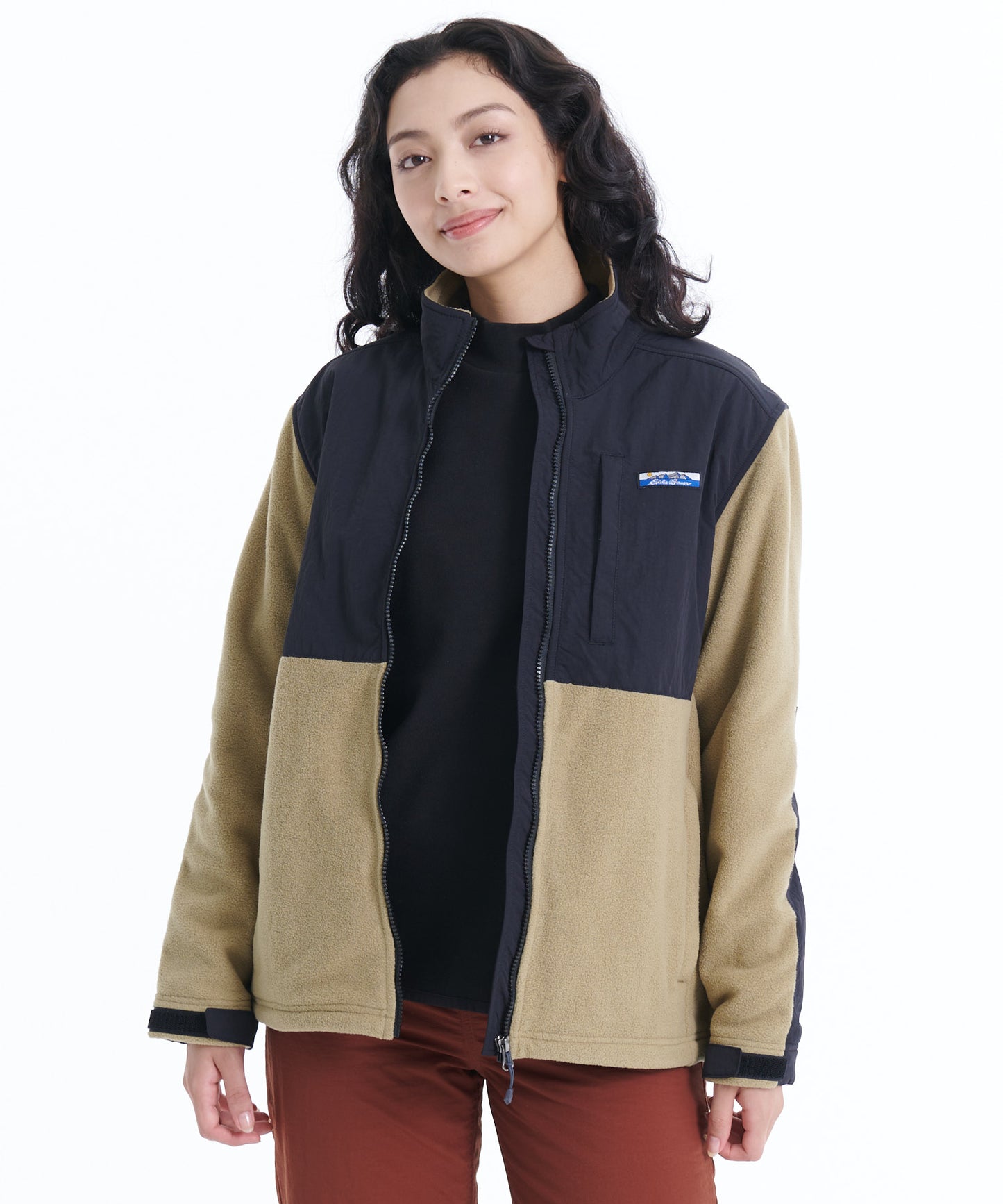 フリースフルジップ モックネックブルゾン/FLEECE FZ MOCK