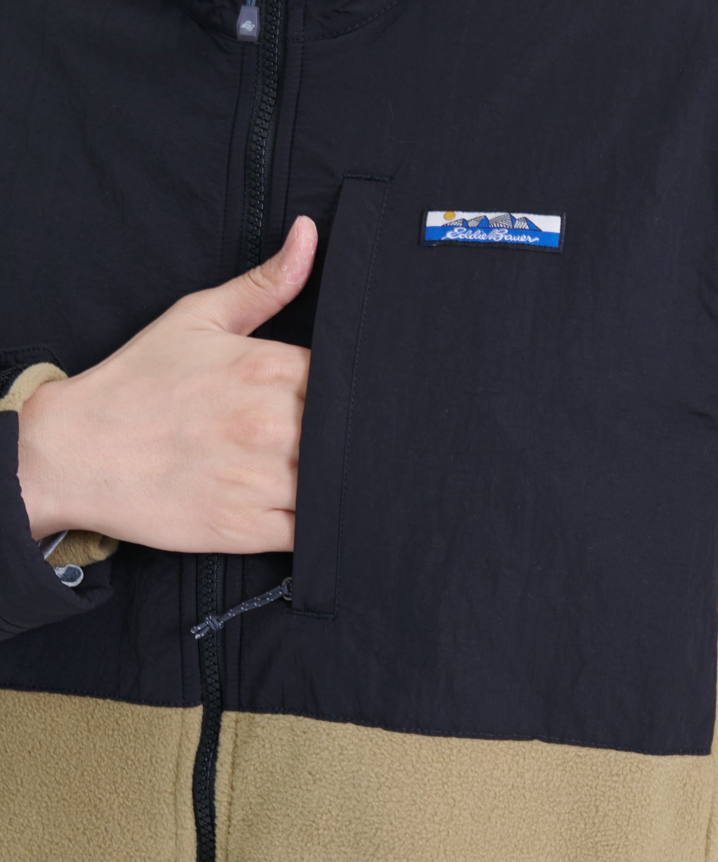 フリースフルジップ モックネックブルゾン/FLEECE FZ MOCK