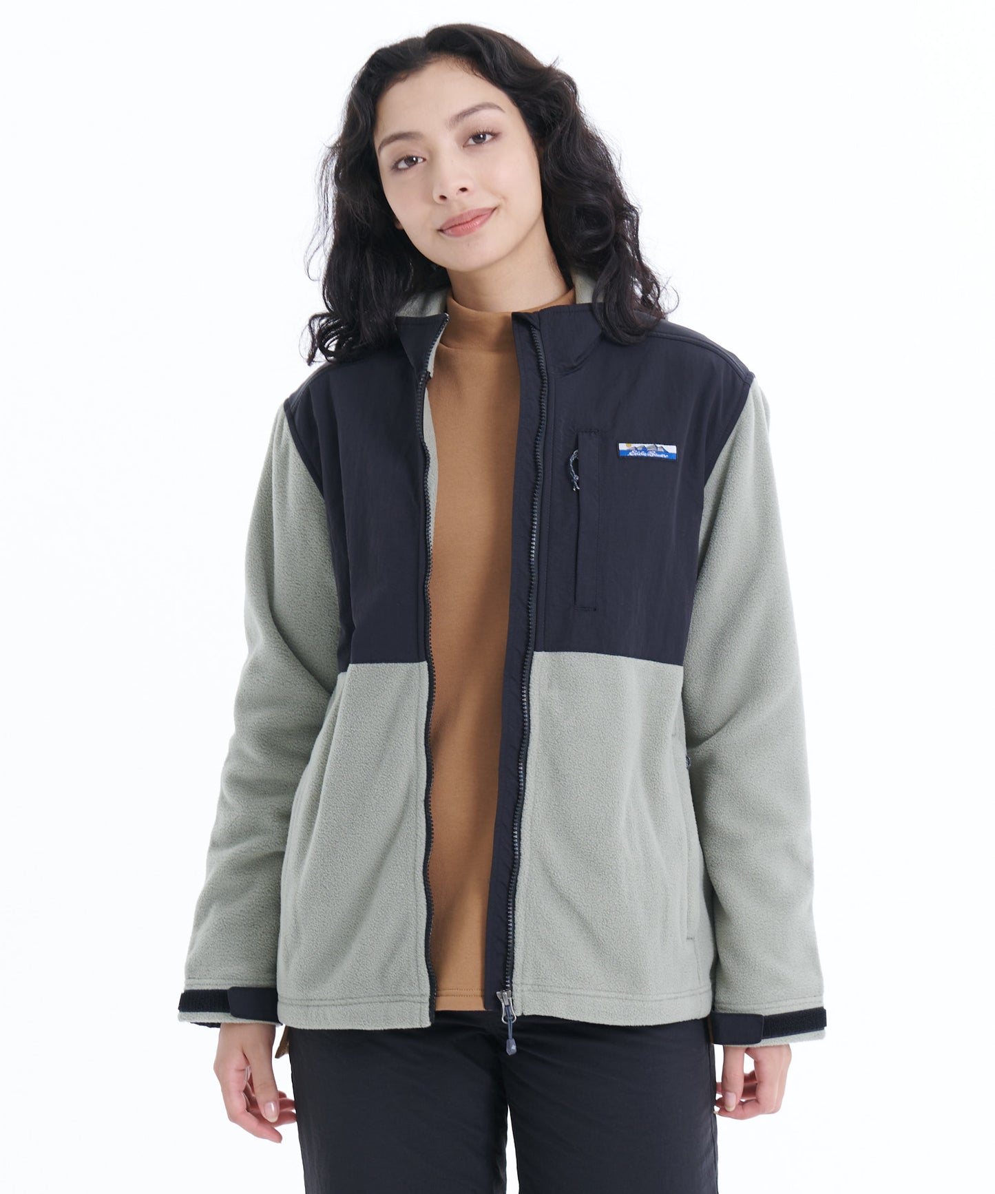 フリースフルジップ モックネックブルゾン/FLEECE FZ MOCK