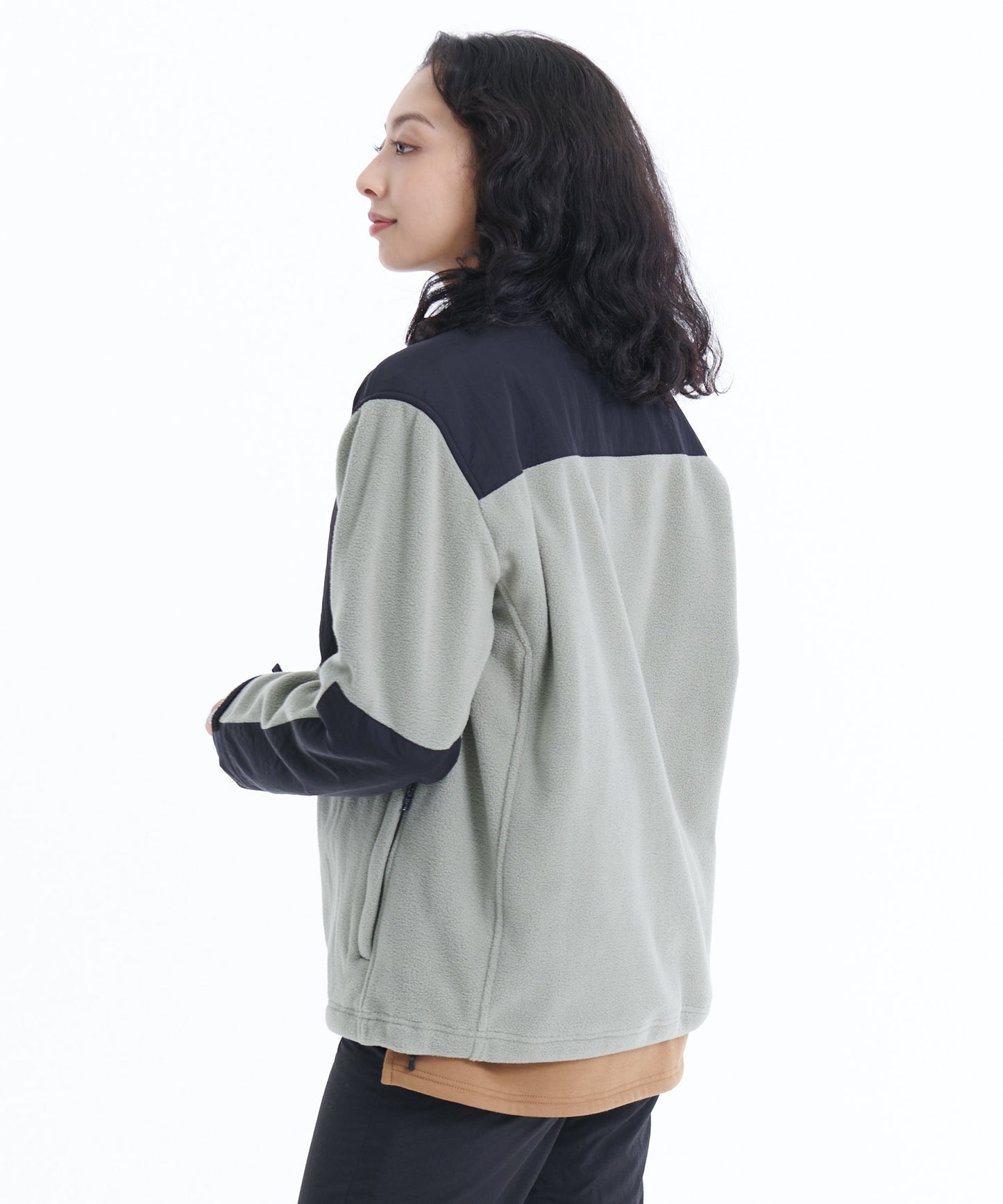 フリースフルジップ モックネックブルゾン/FLEECE FZ MOCK
