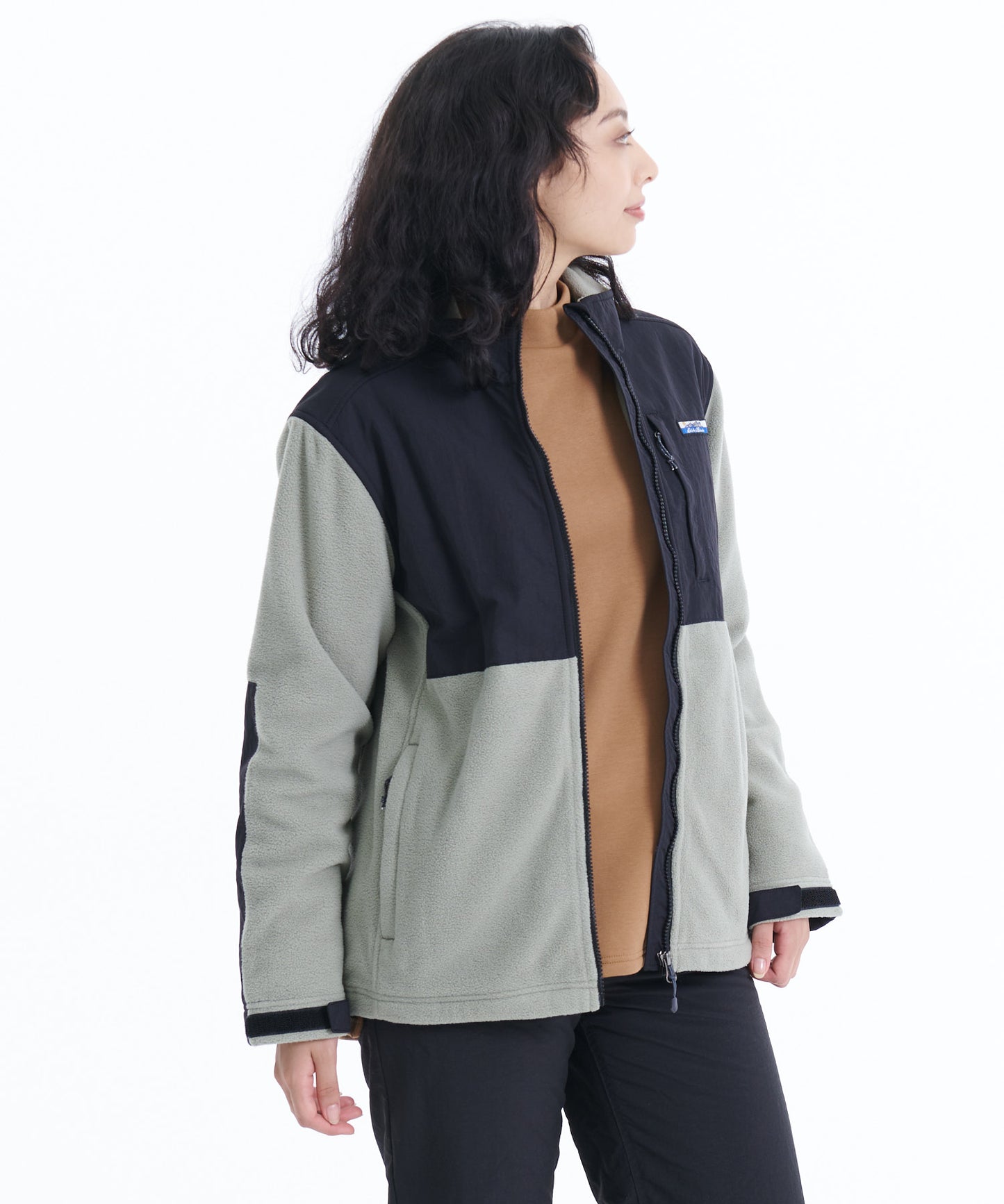 フリースフルジップ モックネックブルゾン/FLEECE FZ MOCK