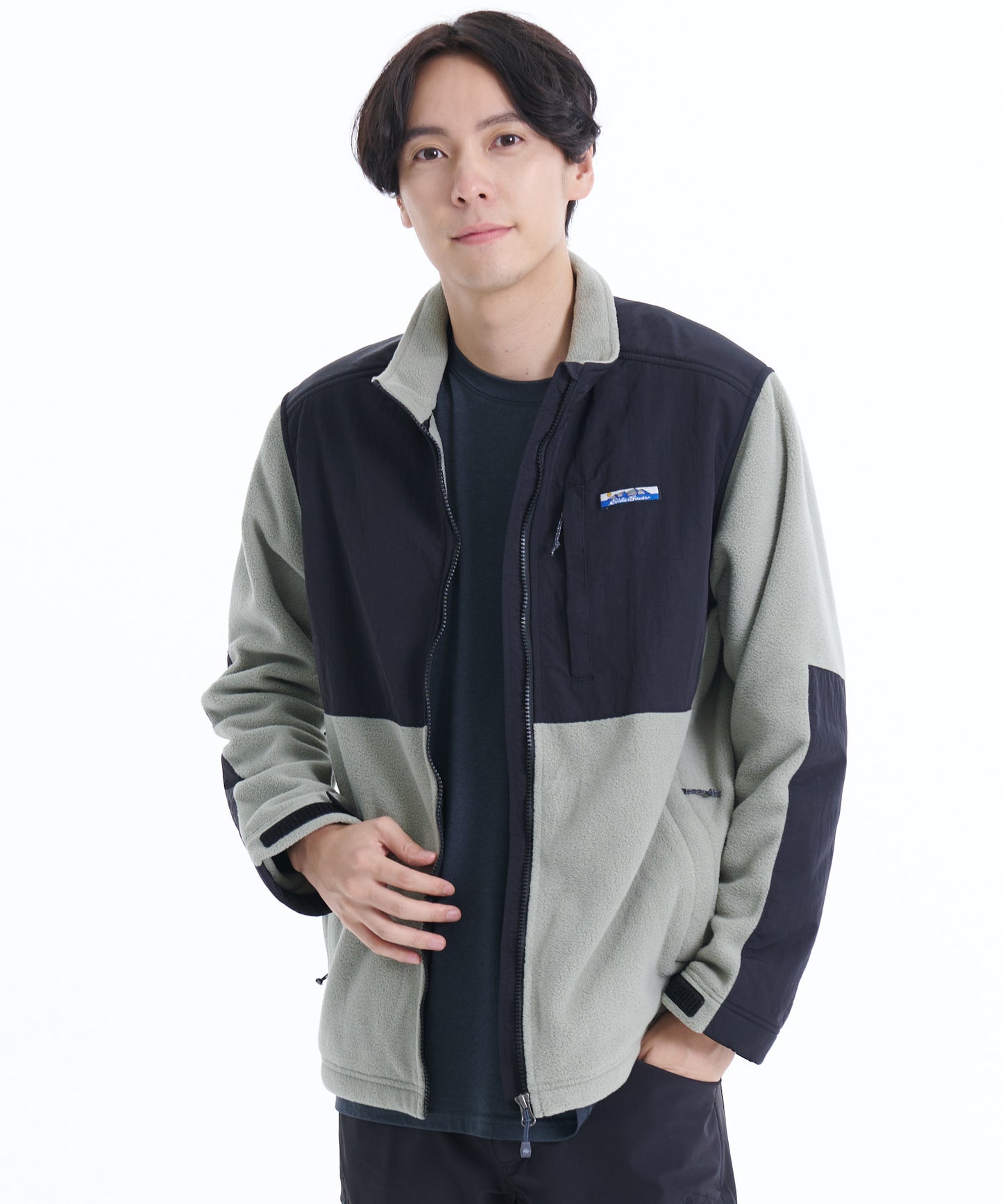 フリースフルジップ モックネックブルゾン/FLEECE FZ MOCK