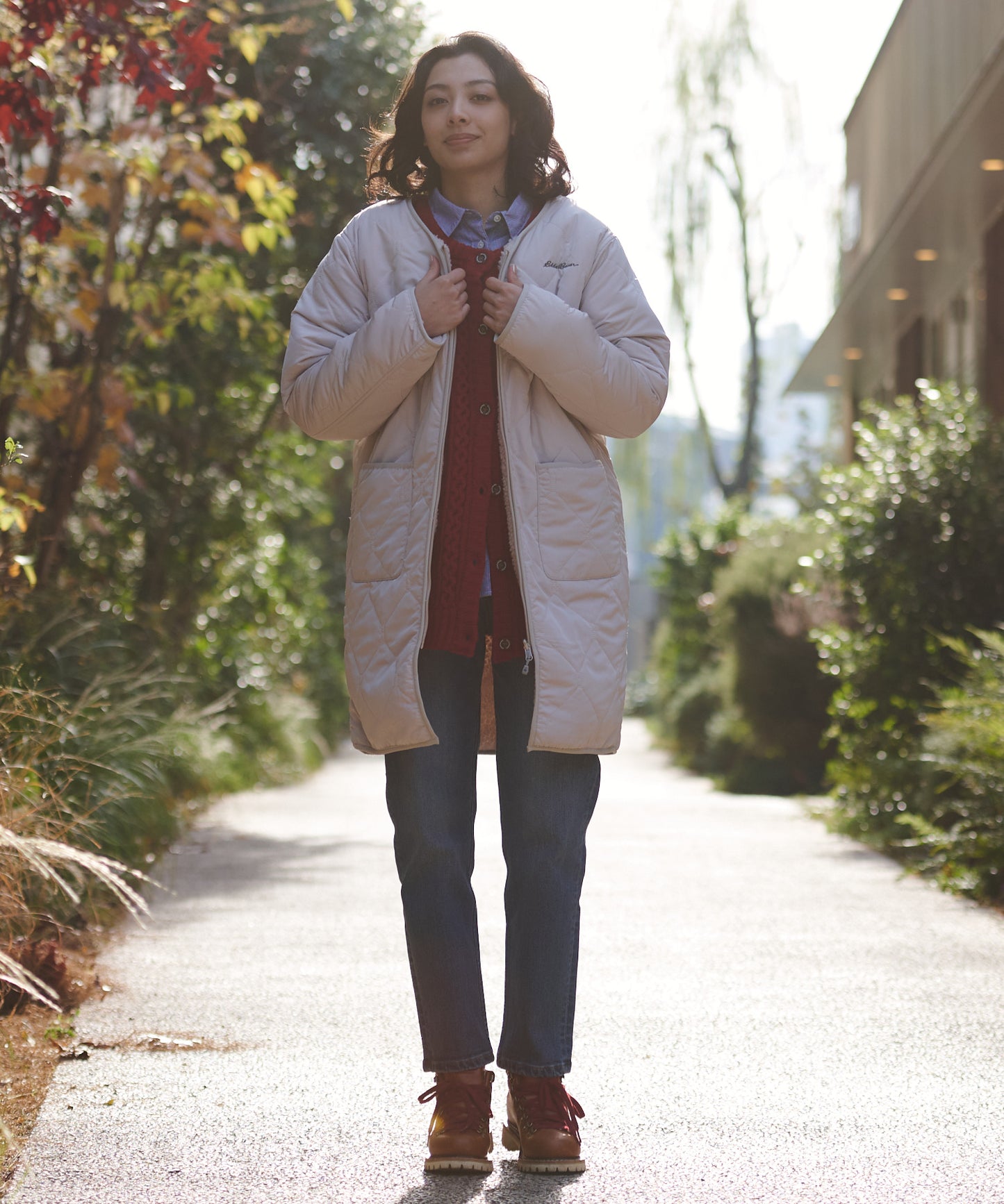 リバーシブルロングコート/REVERSIBLE LONG COAT