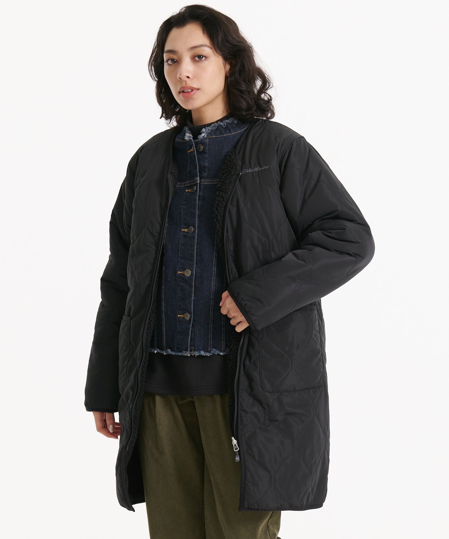 リバーシブルロングコート/REVERSIBLE LONG COAT