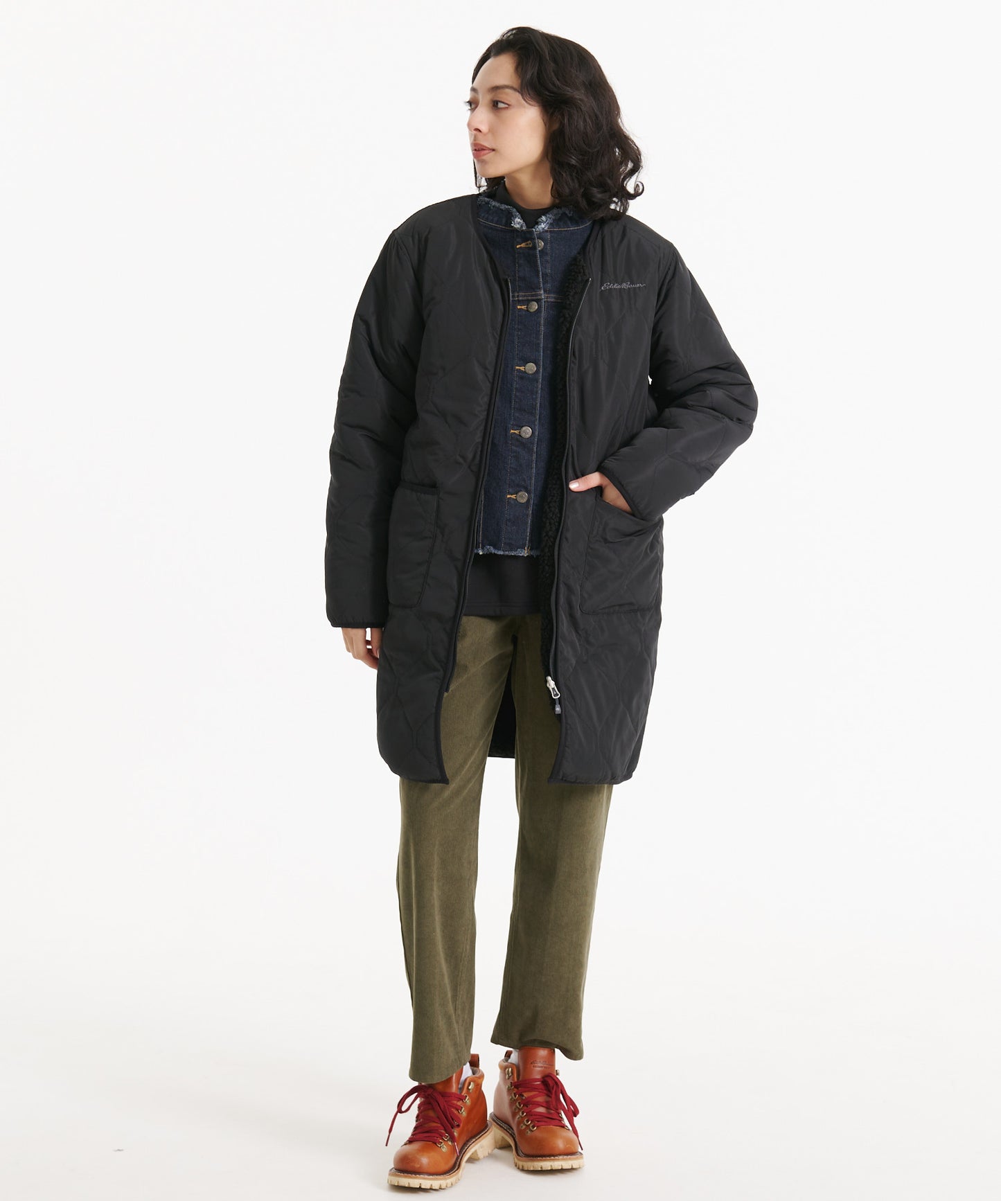 リバーシブルロングコート/REVERSIBLE LONG COAT