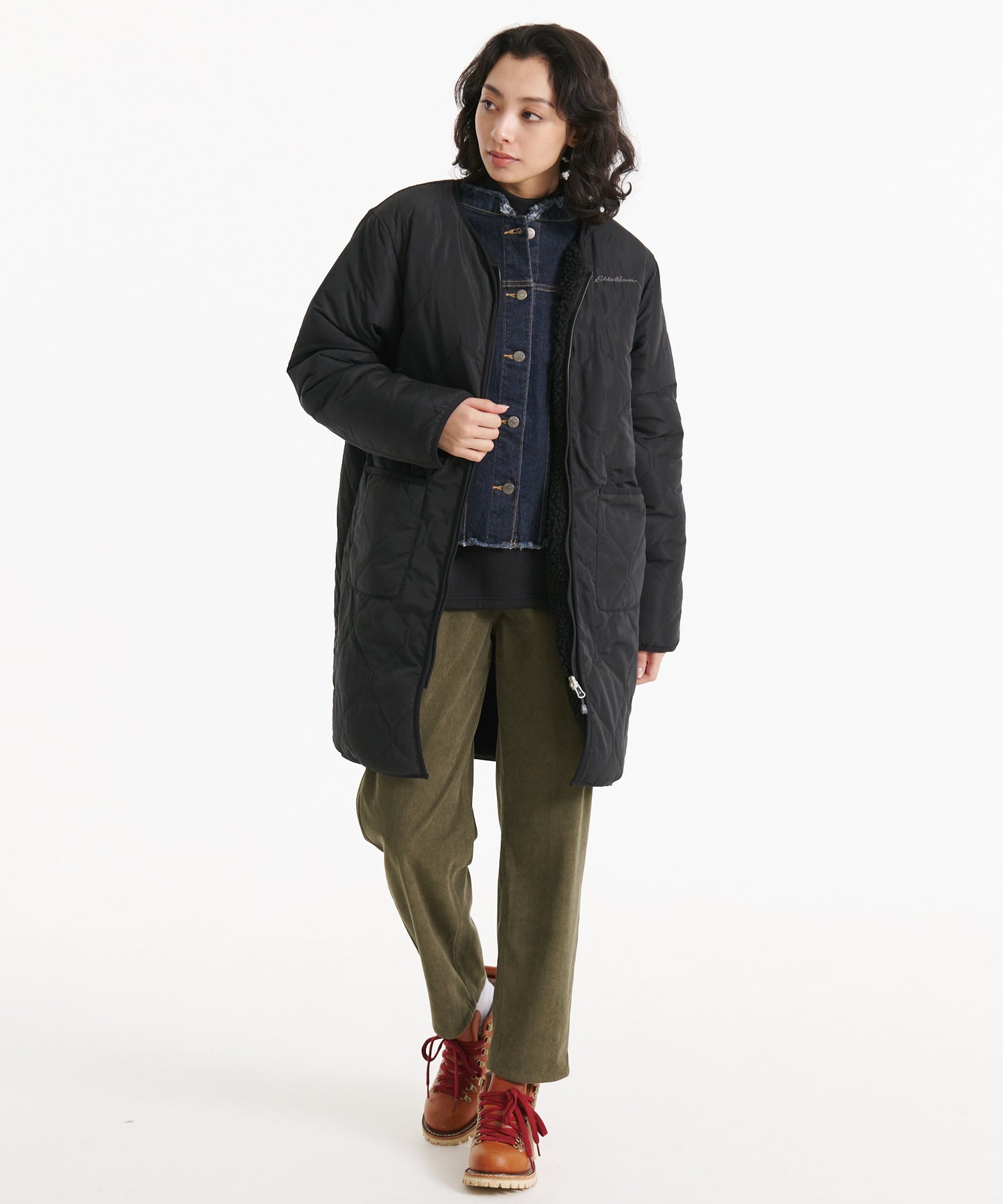 リバーシブルロングコート/REVERSIBLE LONG COAT