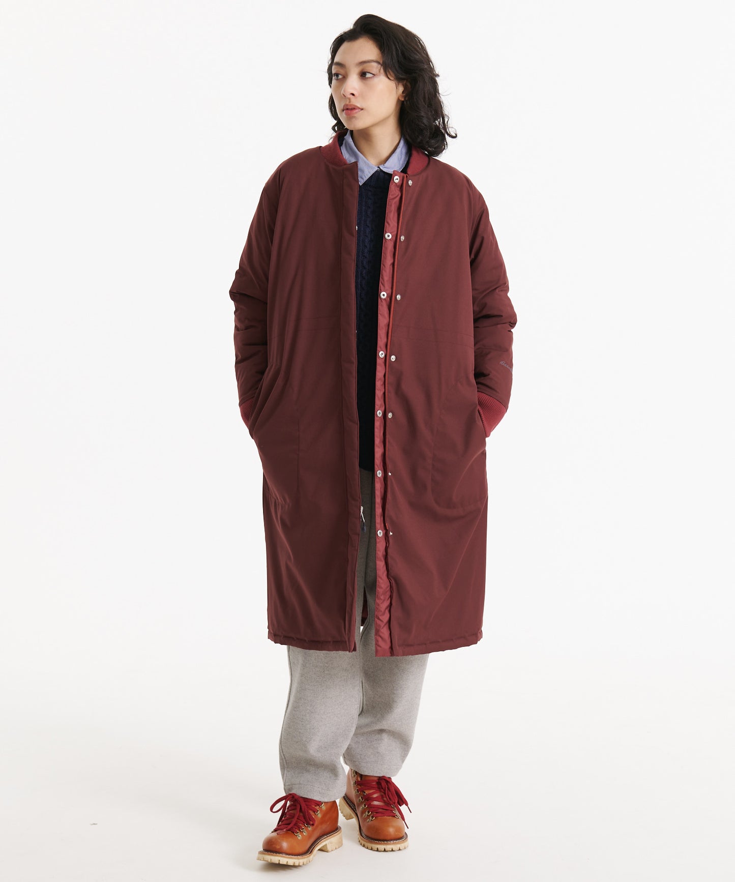 リバージブルダウンコート/REVERSIBLE DOWN COAT