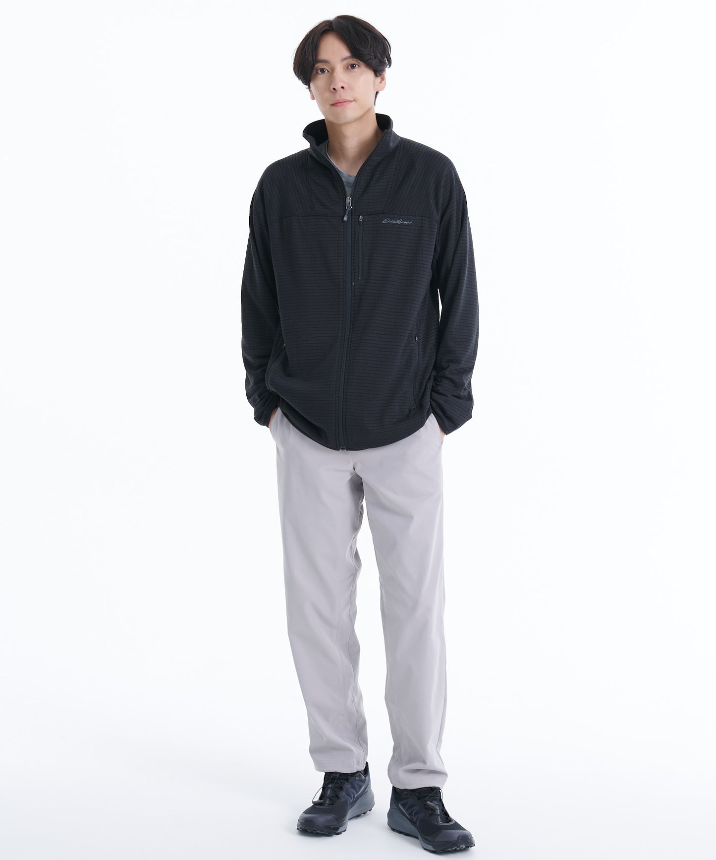 グリッドフリース ジップアップ ジャケット/GRID FLEECE ZIP UP JACKET