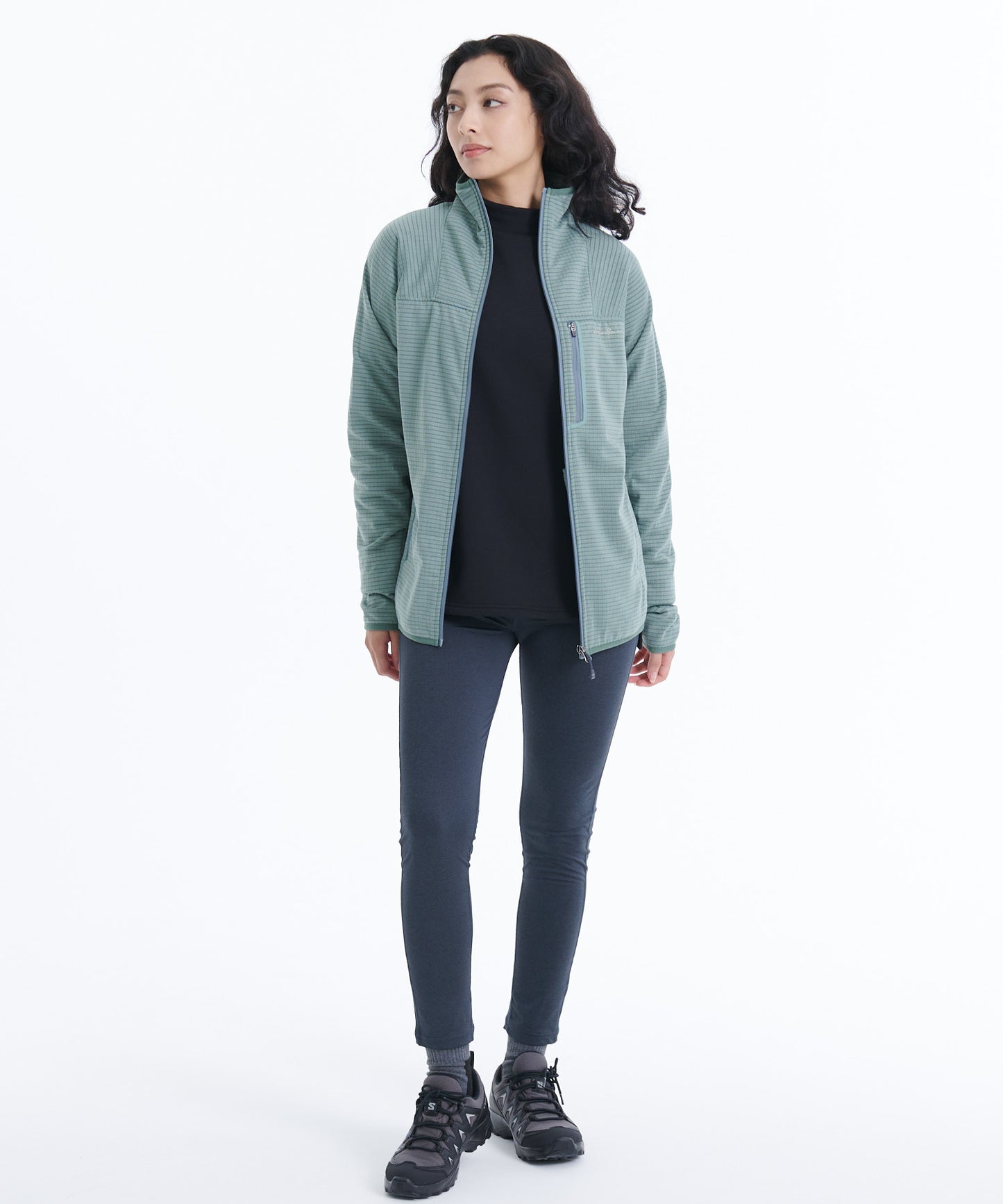 グリッドフリース ジップアップ ジャケット/GRID FLEECE ZIP UP JACKET