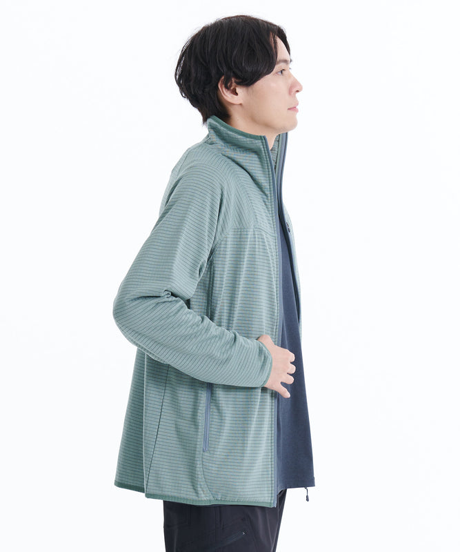 グリッドフリース ジップアップ ジャケット/GRID FLEECE ZIP UP JACKET