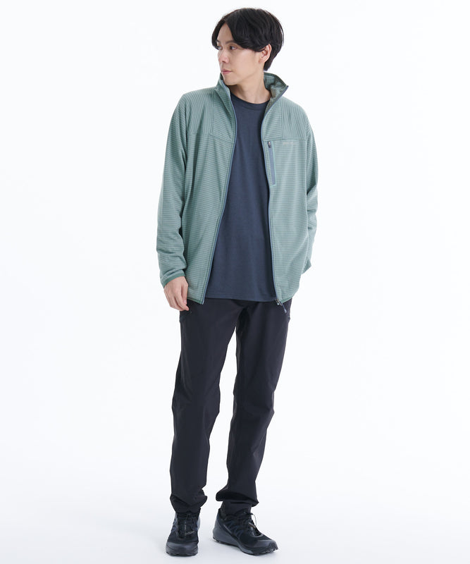グリッドフリース ジップアップ ジャケット/GRID FLEECE ZIP UP JACKET