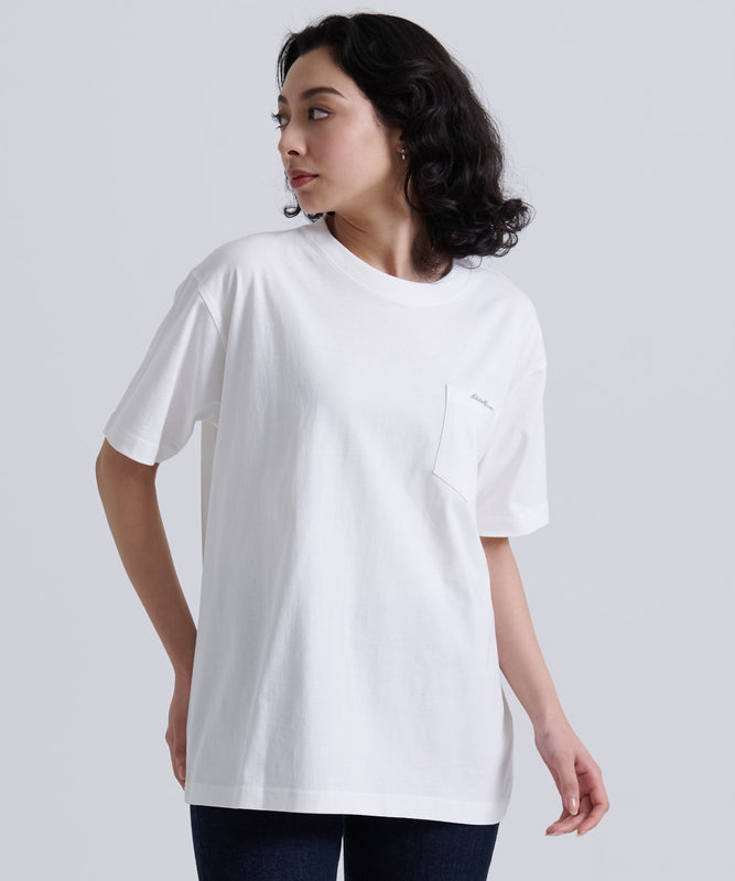 ロゴ刺繍ポケット 半袖Tシャツ/LOGO EMB PKT SS TEE