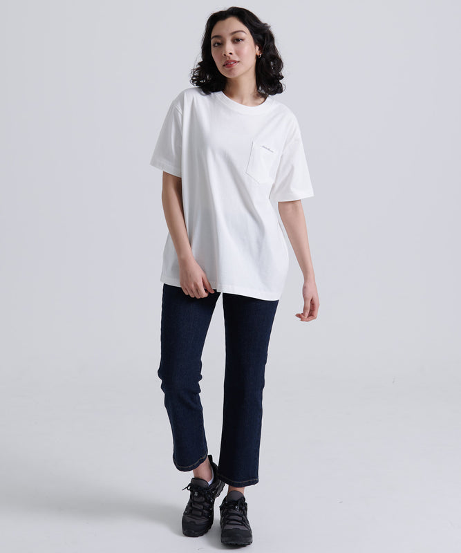 ロゴ刺繍ポケット 半袖Tシャツ/LOGO EMB PKT SS TEE