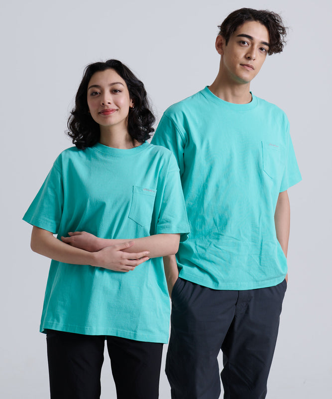 ロゴ刺繍ポケット 半袖Tシャツ/LOGO EMB PKT SS TEE