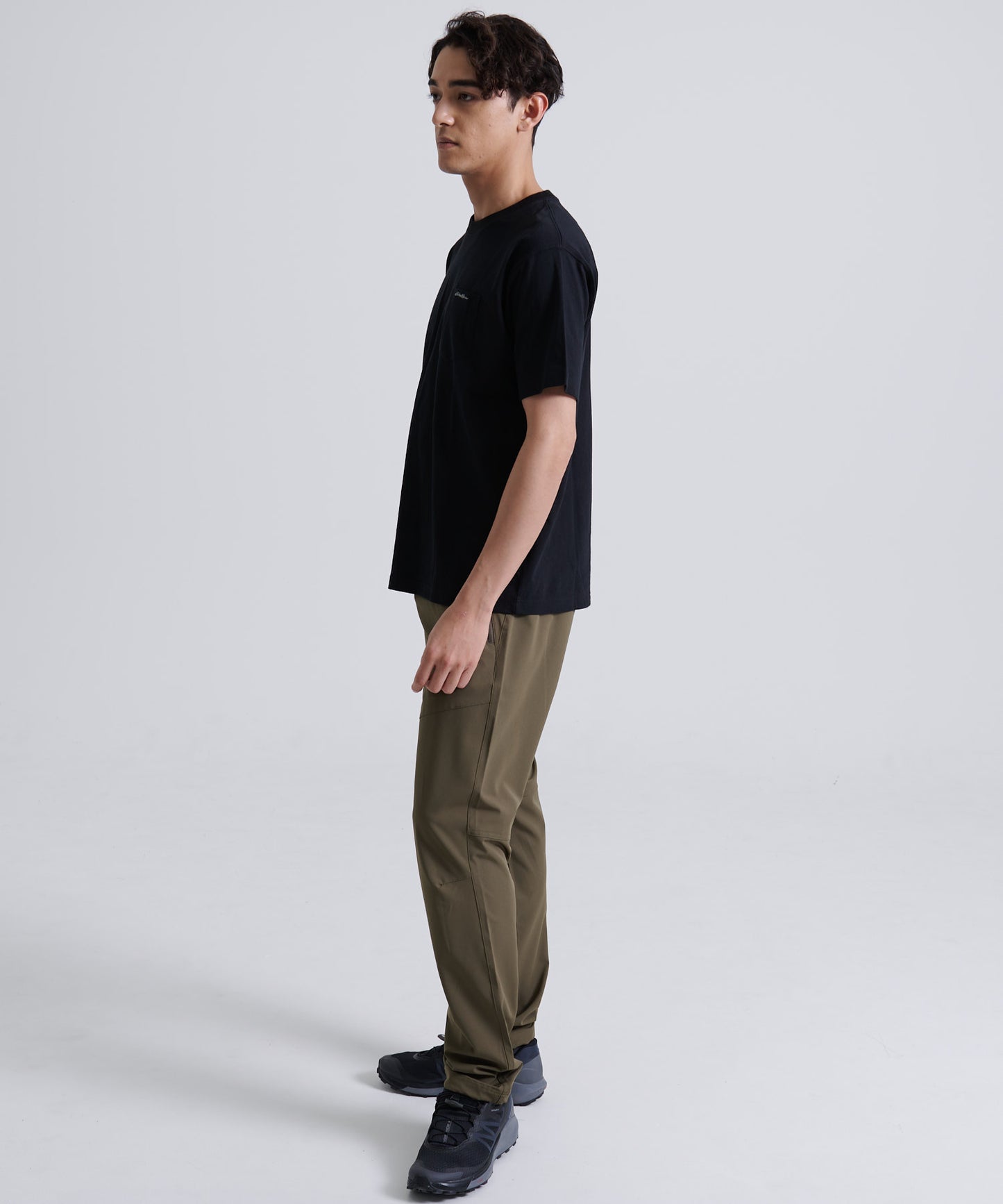 ロゴ刺繍ポケット 半袖Tシャツ/LOGO EMB PKT SS TEE