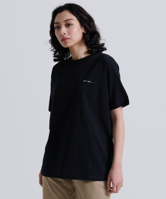 ロゴ刺繍ポケット 半袖Tシャツ/LOGO EMB PKT SS TEE