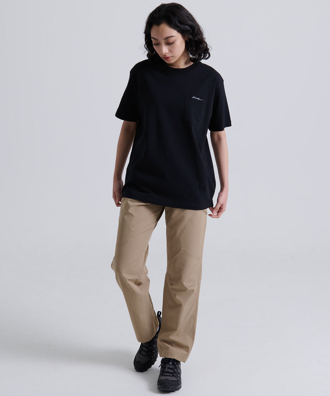 ロゴ刺繍ポケット 半袖Tシャツ/LOGO EMB PKT SS TEE