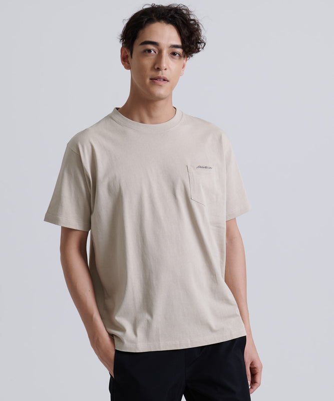 ロゴ刺繍ポケット 半袖Tシャツ/LOGO EMB PKT SS TEE